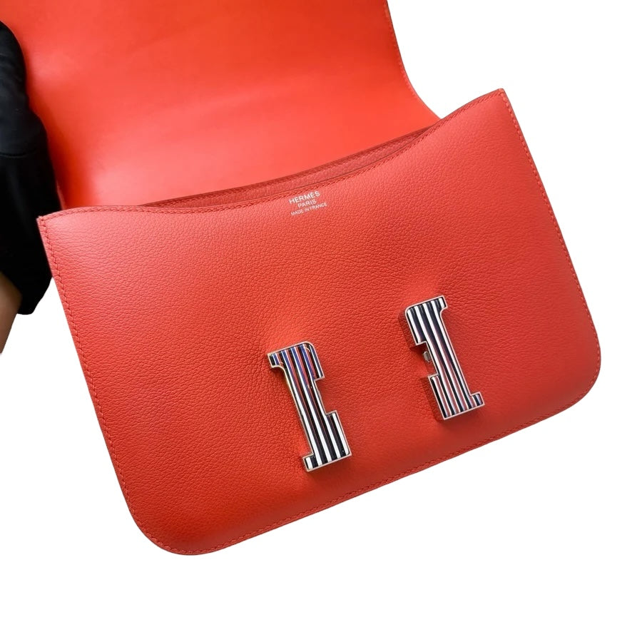 Hermes Constance 24 Capucine PHW SYC1255