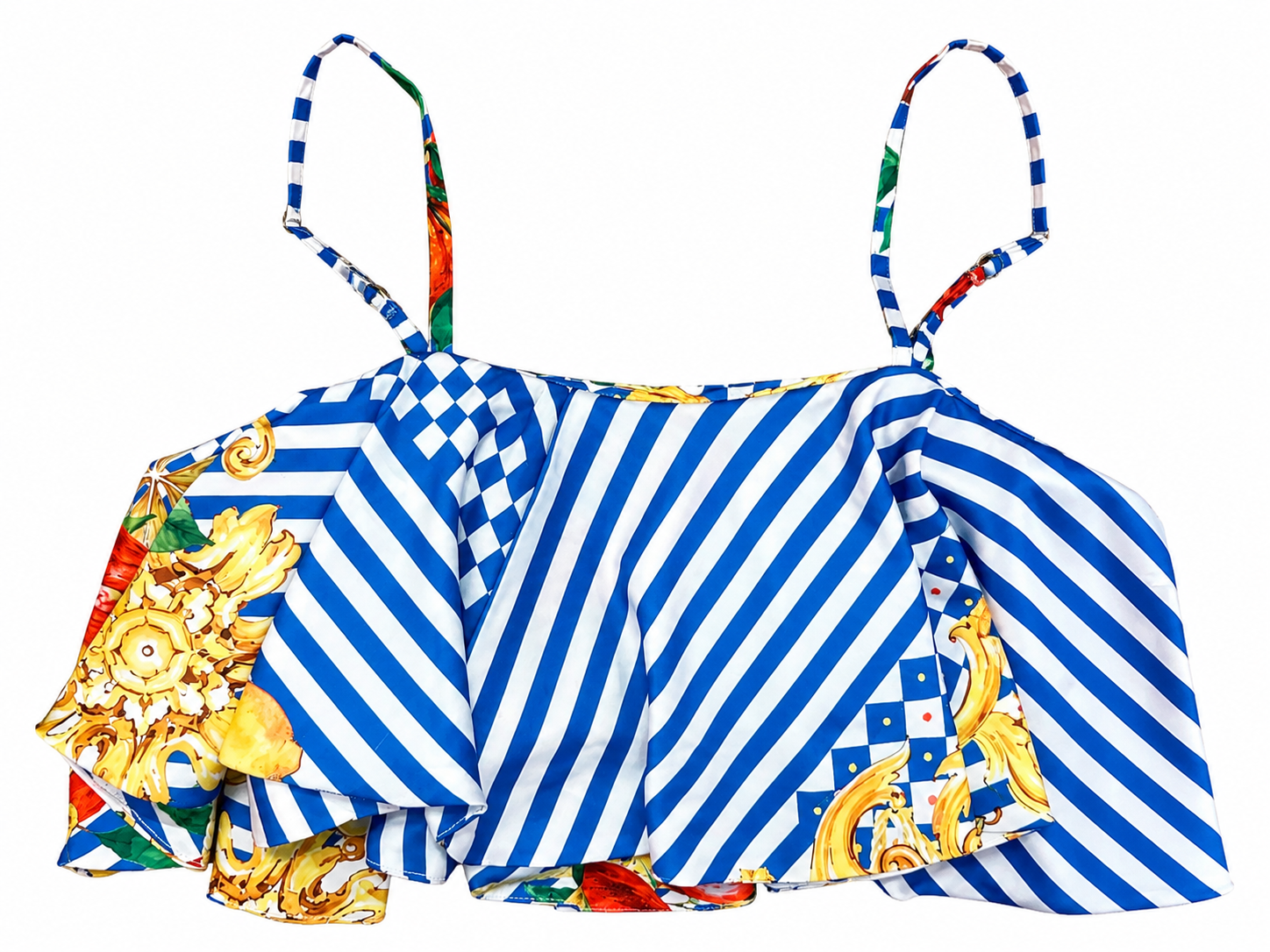 MILKY WAY TOP STRIPES LEMON BLUE MCL11771