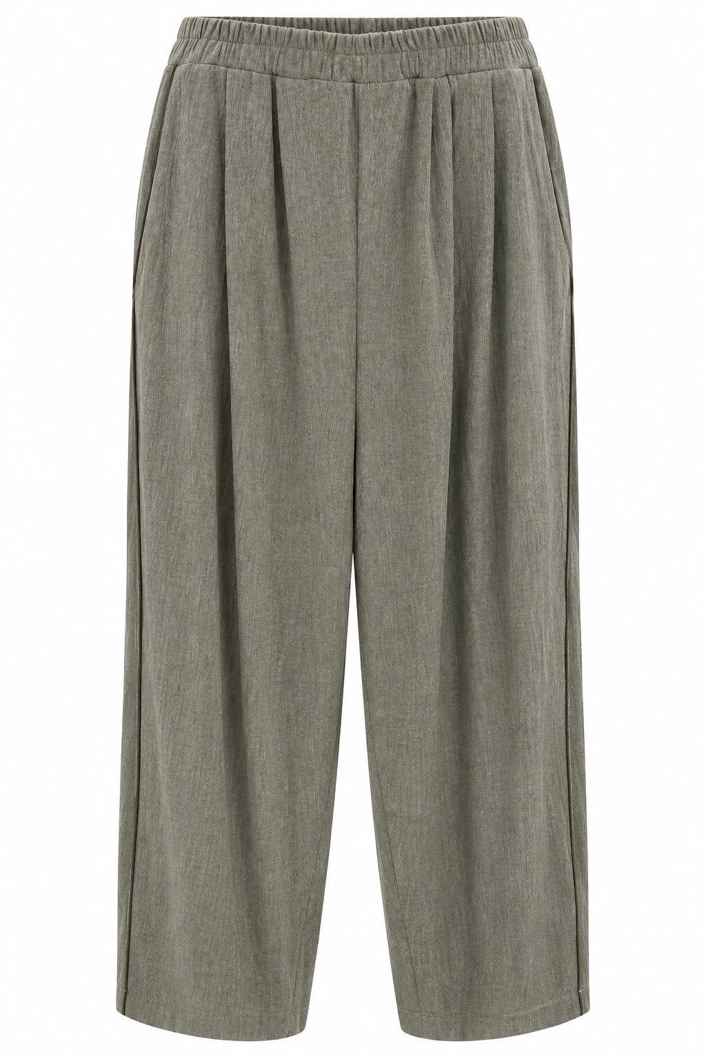 TROUSER MARCELL KNITWEAR SIDE PIPPING PINSTRIPES BROWN MCL13343