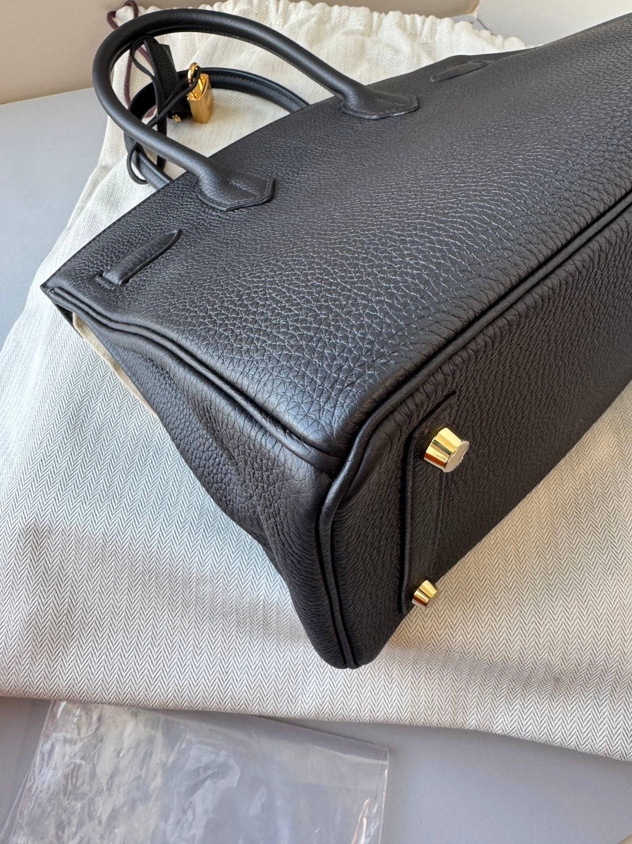 Hermès Birkin 30 Black Gold Hardware – Z Stamp