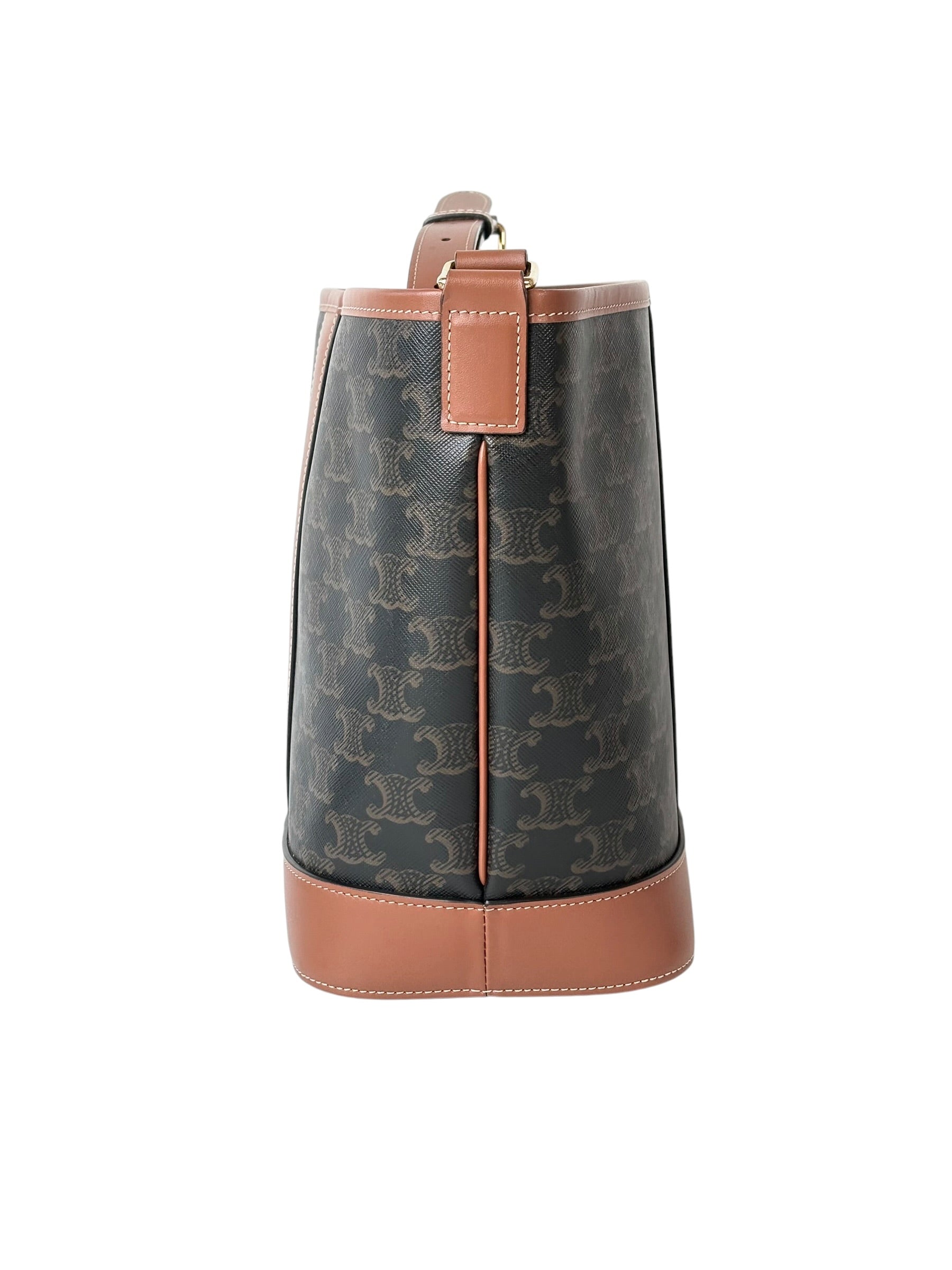 Celine Small Bucket Triomphe Canvas Bag
