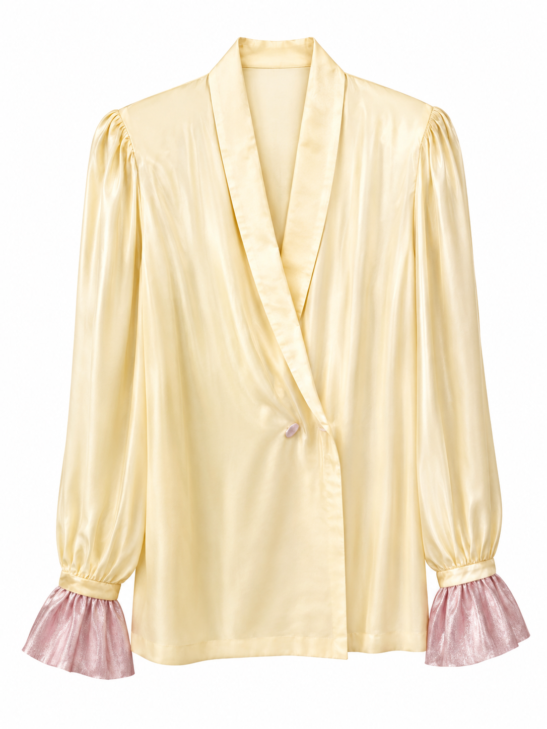 JACKET YELLOW ORGANZA MCL11921