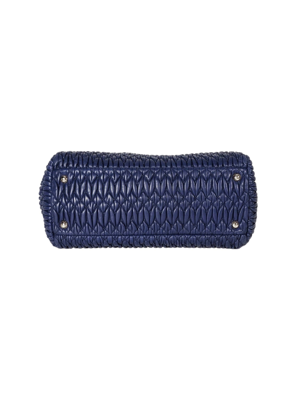 Miu Miu Navy Blue Crystal Tote Bag