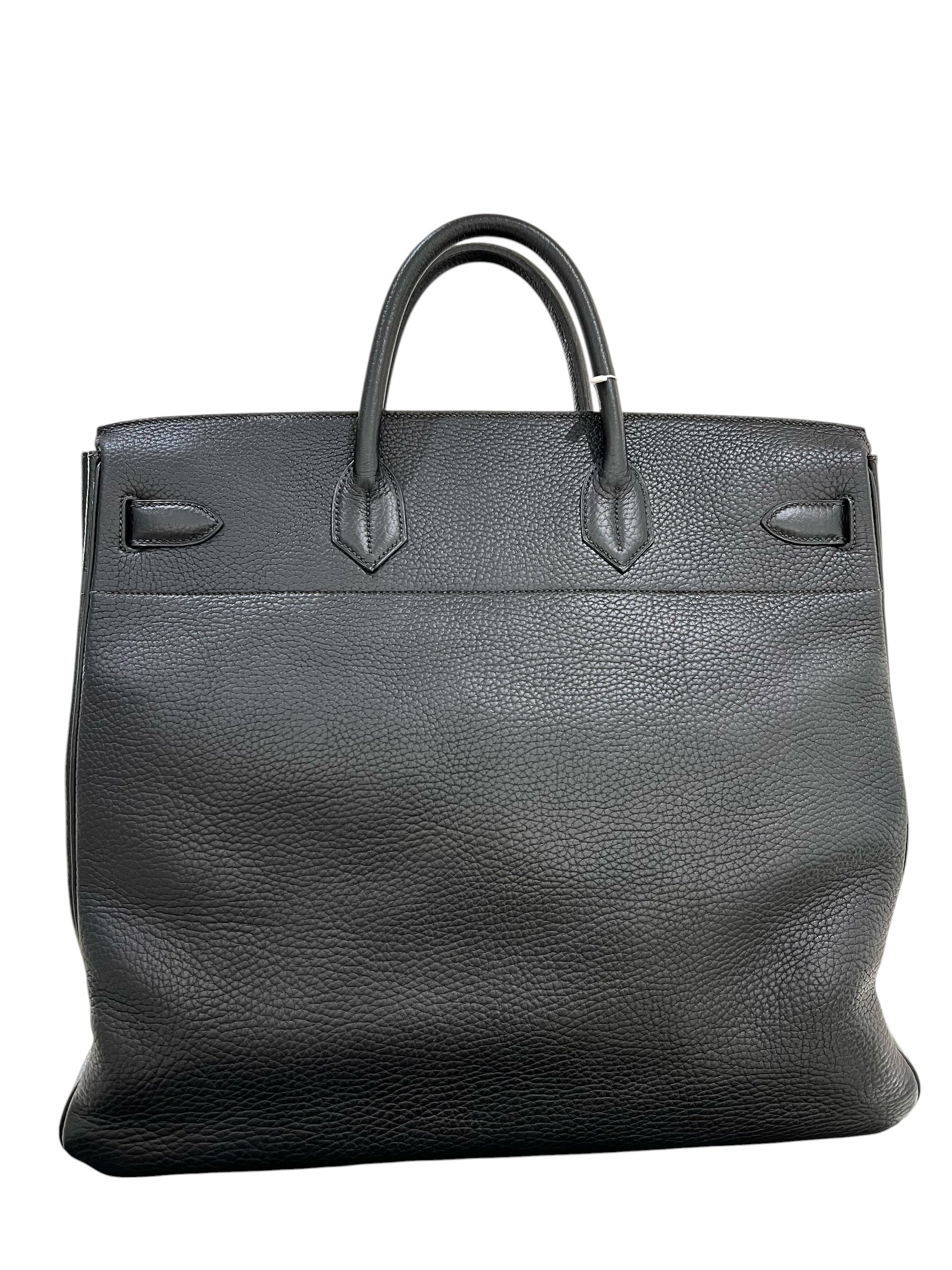 Hermes HAC 45 Black Ardennes GHW #W SYC1668