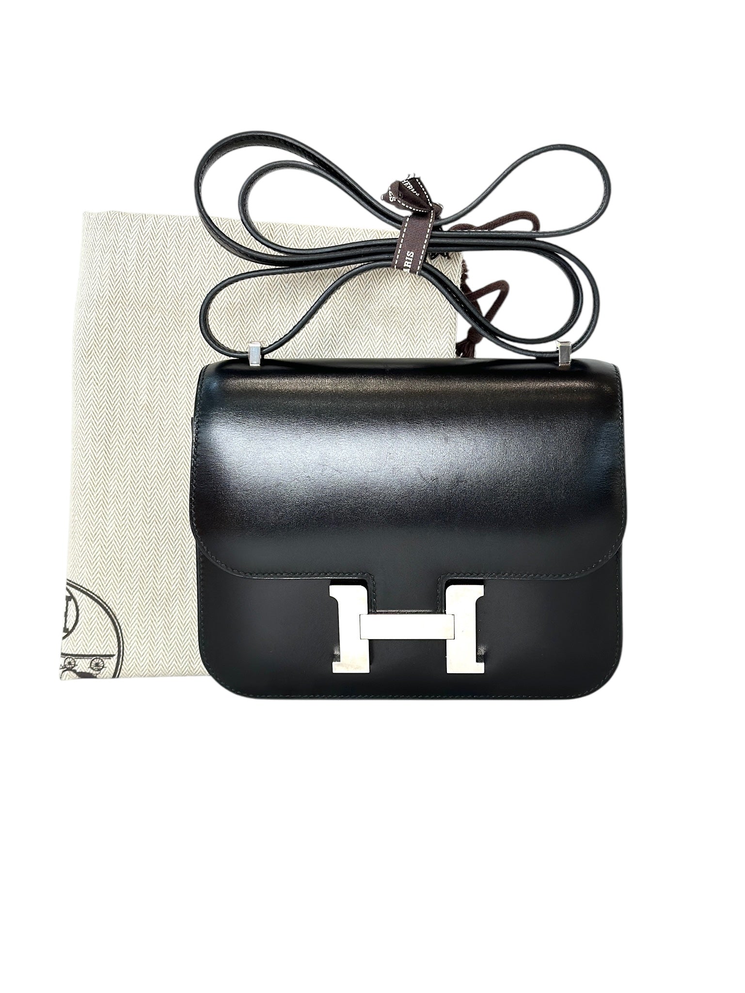 Hermes Constance Mini Black Box C Stamp