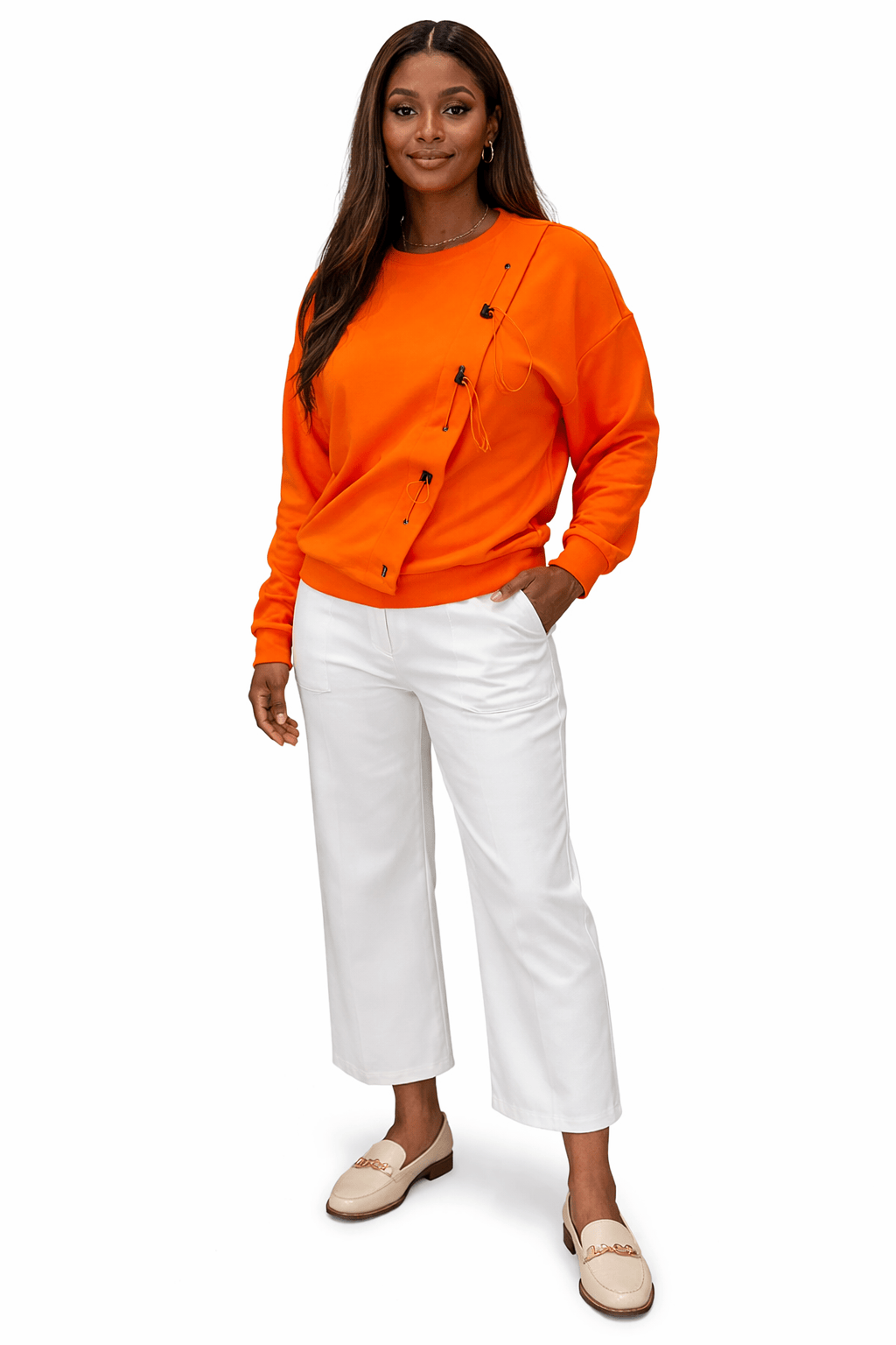 BETTERKIND ONE SIDE WAVE STRING SWEATSHIRT (قميص)