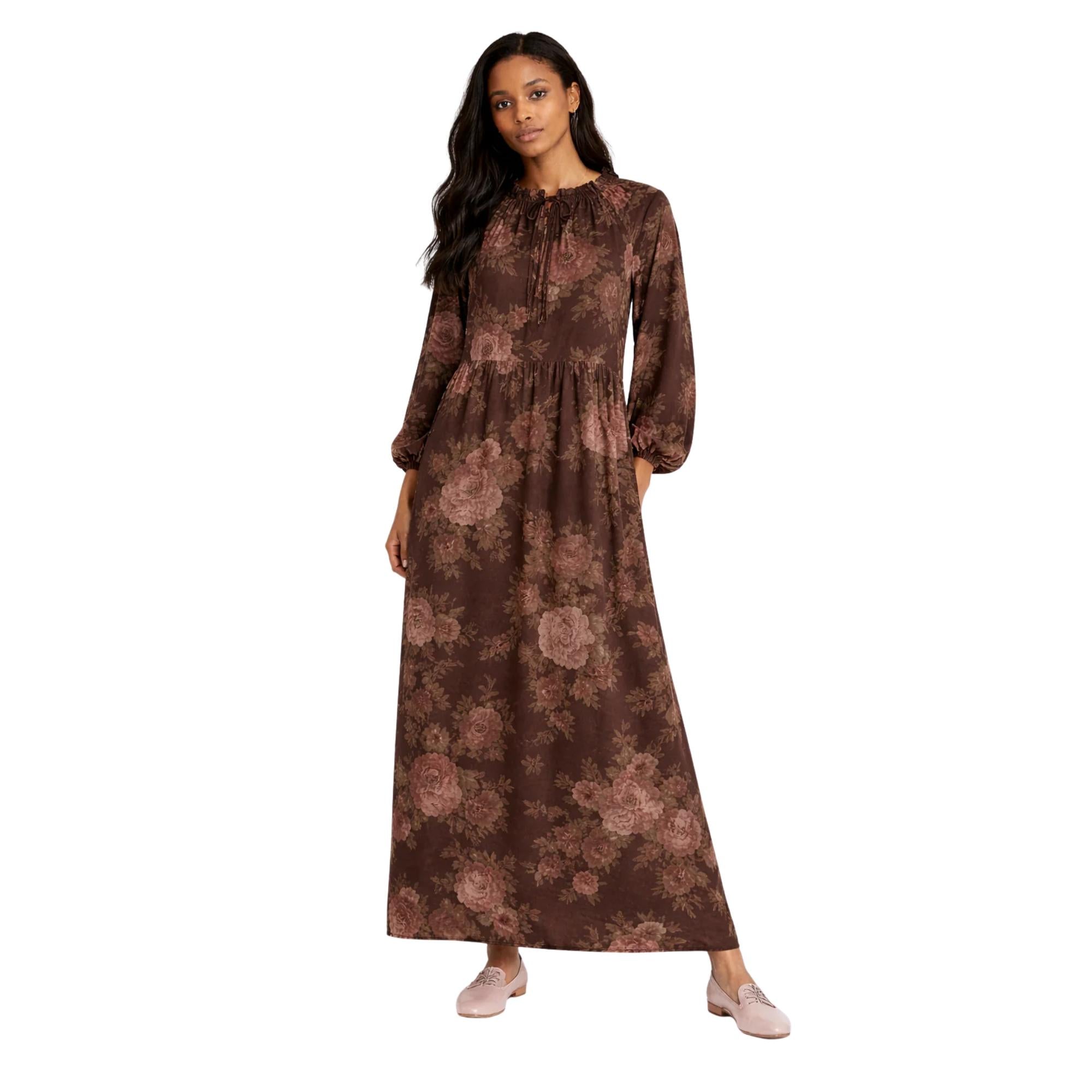 FLOWY MAXI DRESS فستان “BLOSSOM WHISPER”