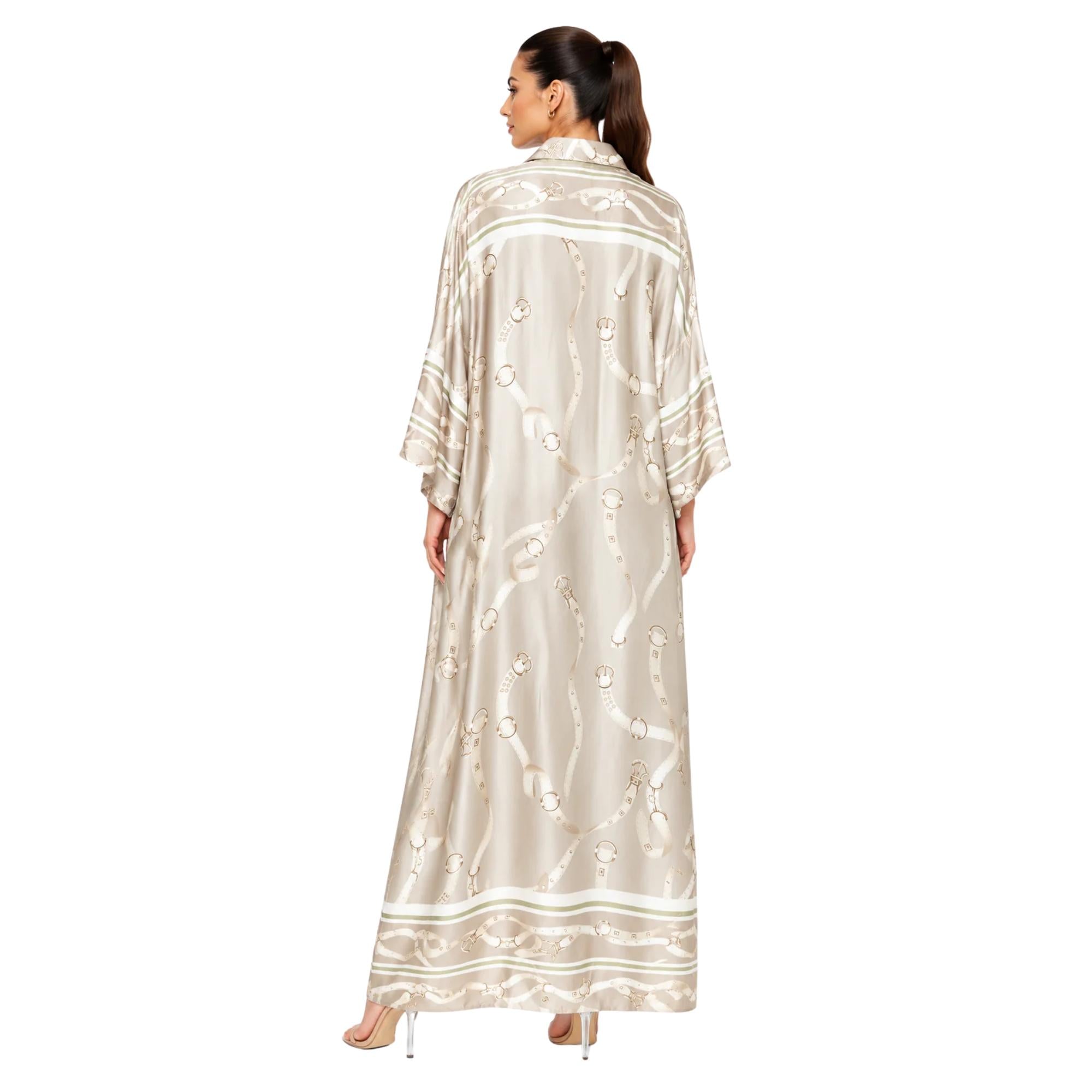 FLOW MAXI DRESS فستان “SADDLE CHAIN”