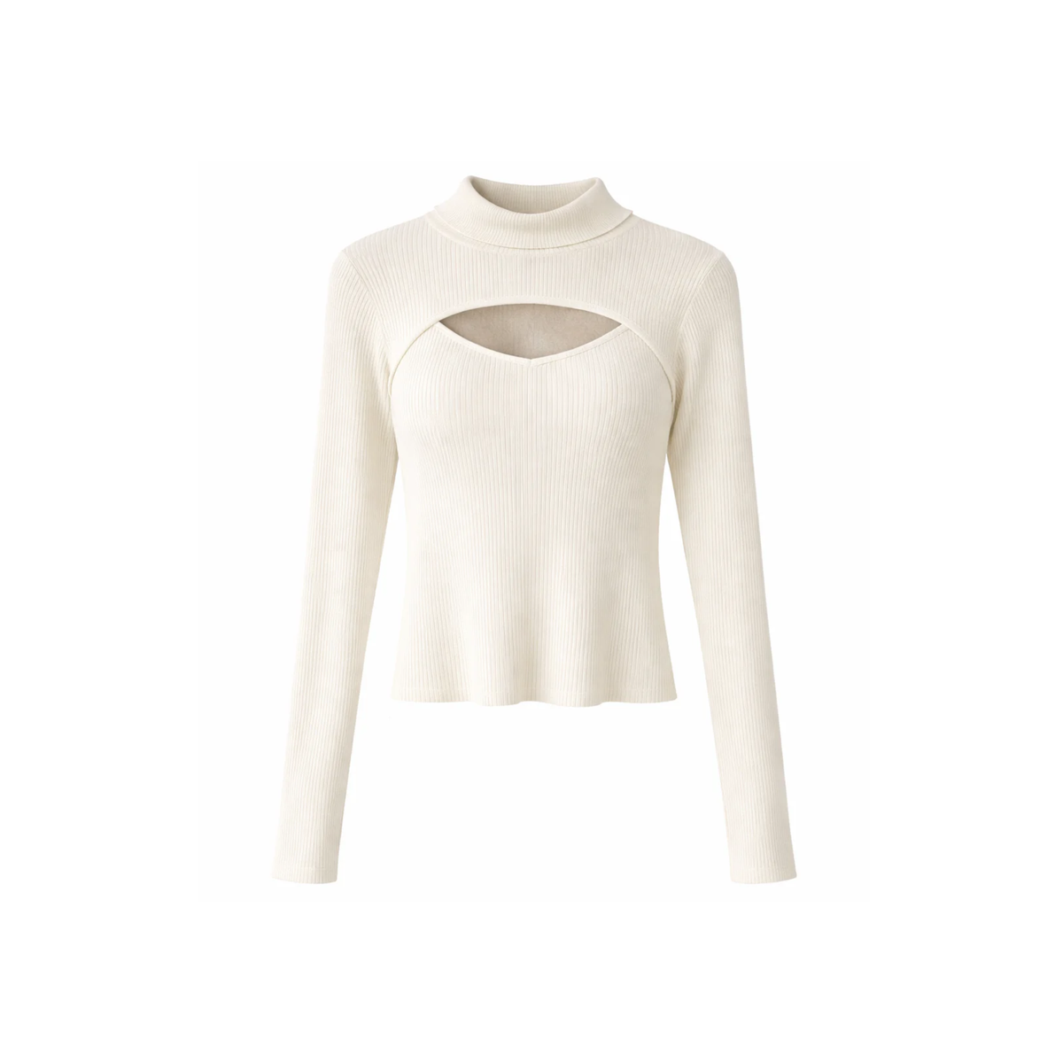 FRONT CUT OUT LONG SLEEVE TOP (فستان)"FINA"