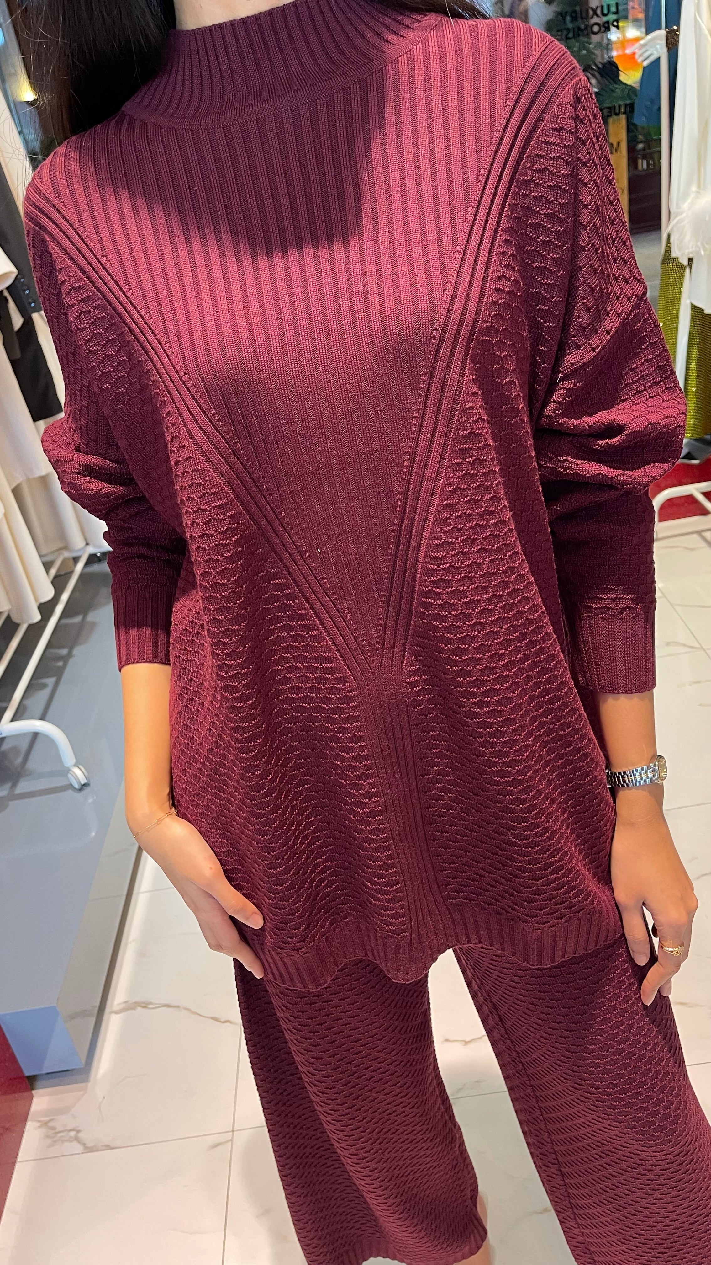 LOOSE FIT COSMO SET (SWEATER & TROUSERS)