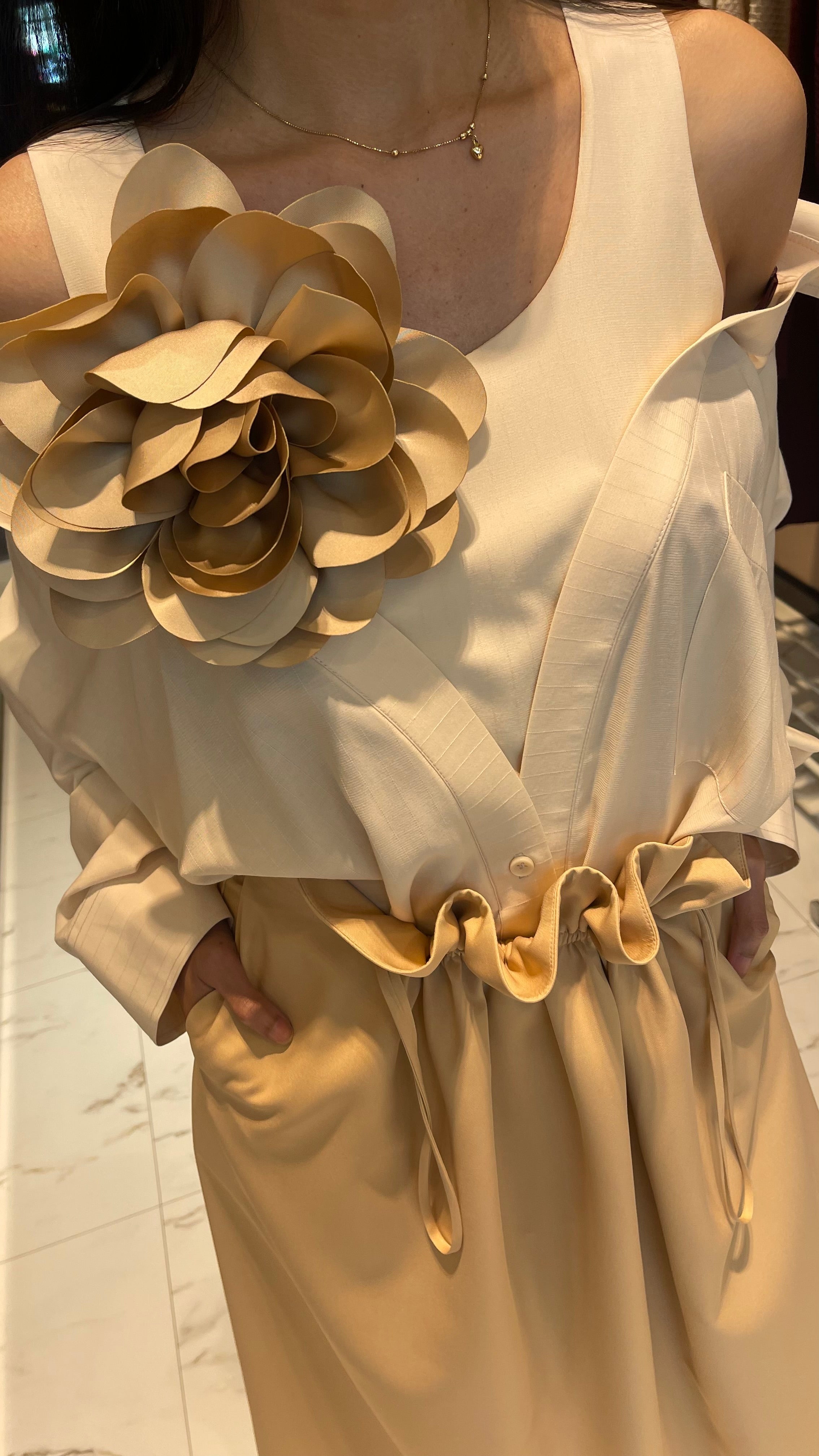 HIGH WAIST SKIRT (التنورة) “JINA” (CREPE COLLECTION)