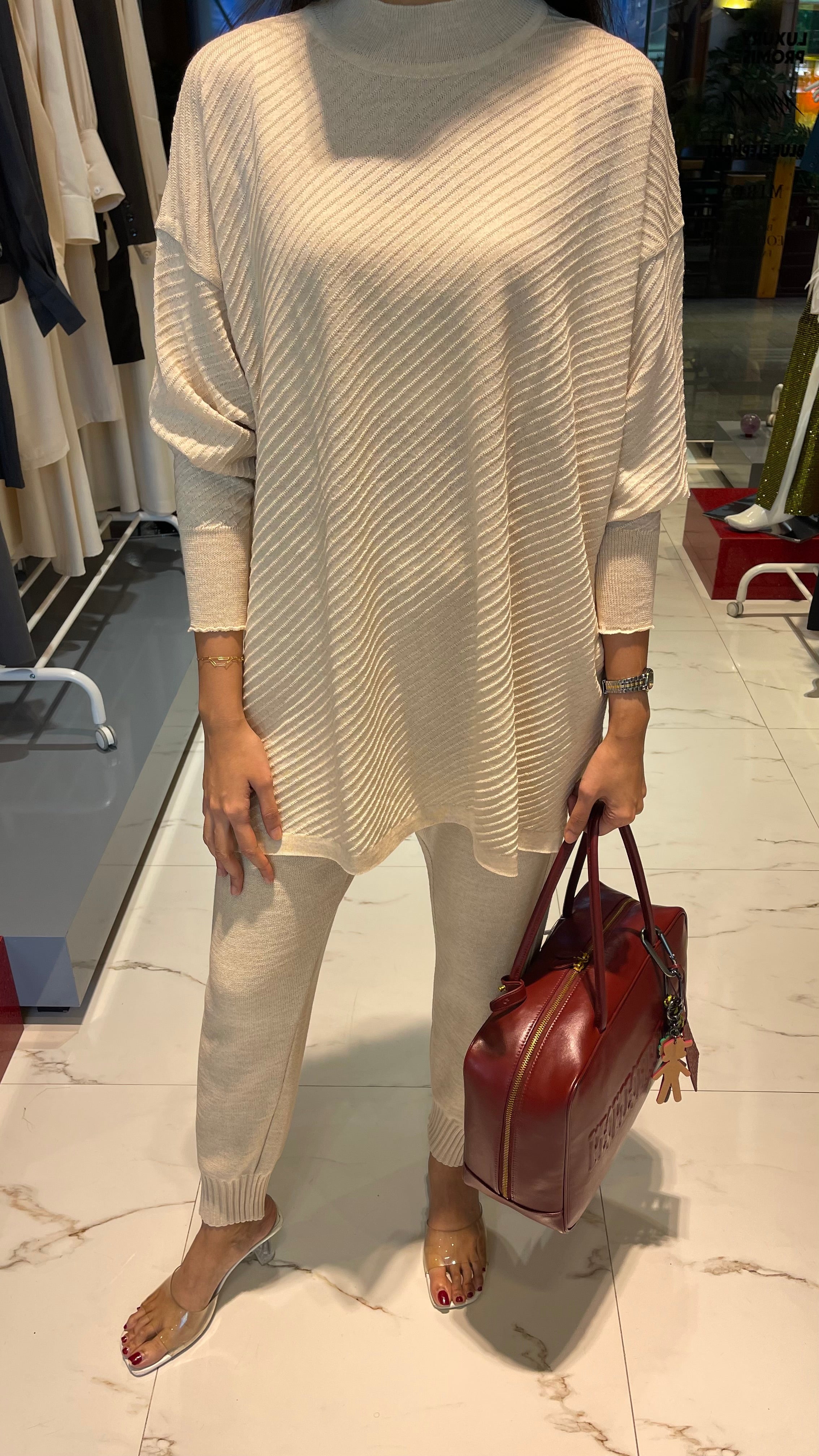 LOOSE FIT ALONDRA SET (SWEATER & TROUSERS)