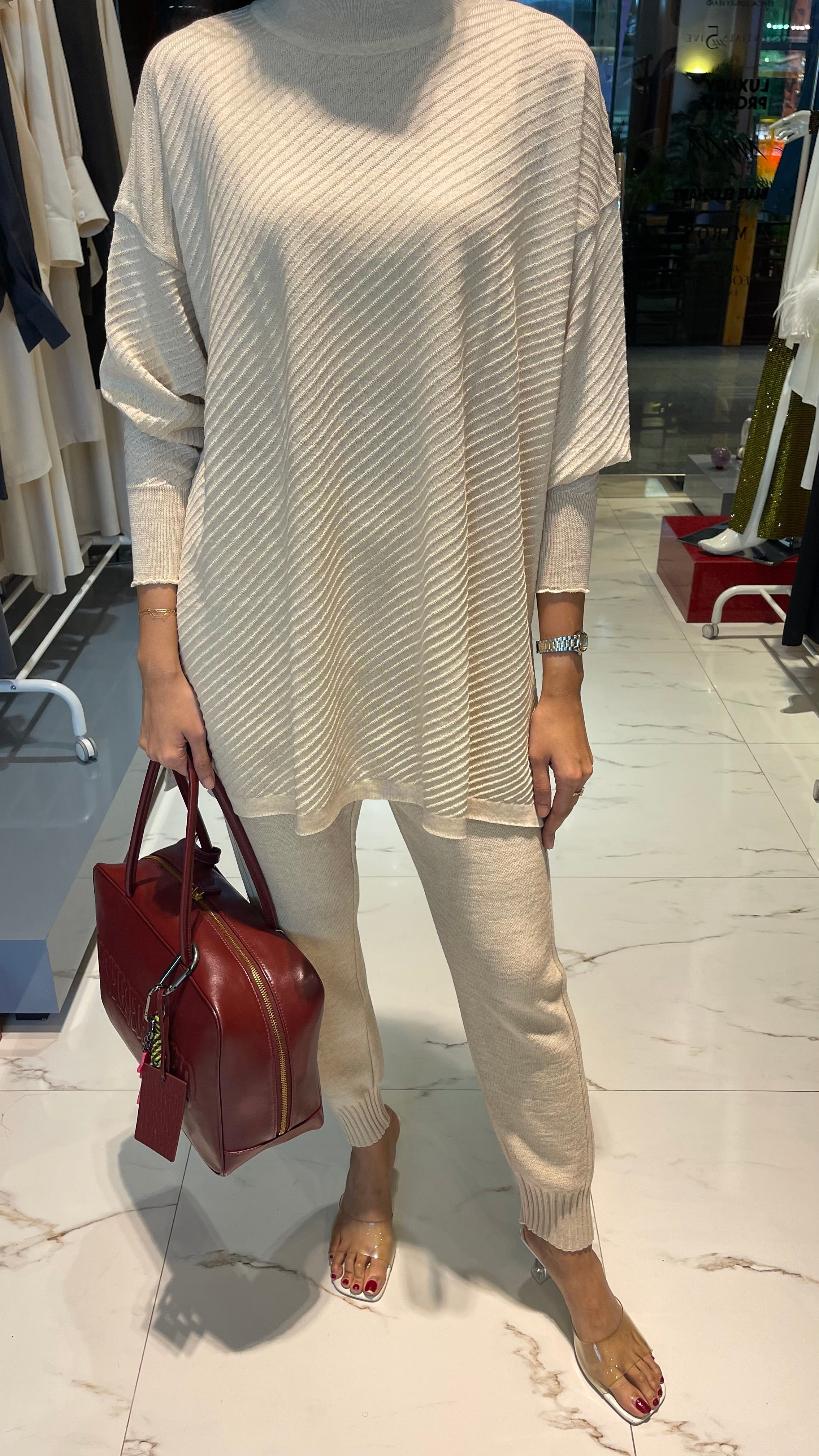 LOOSE FIT ALONDRA SET (SWEATER & TROUSERS)