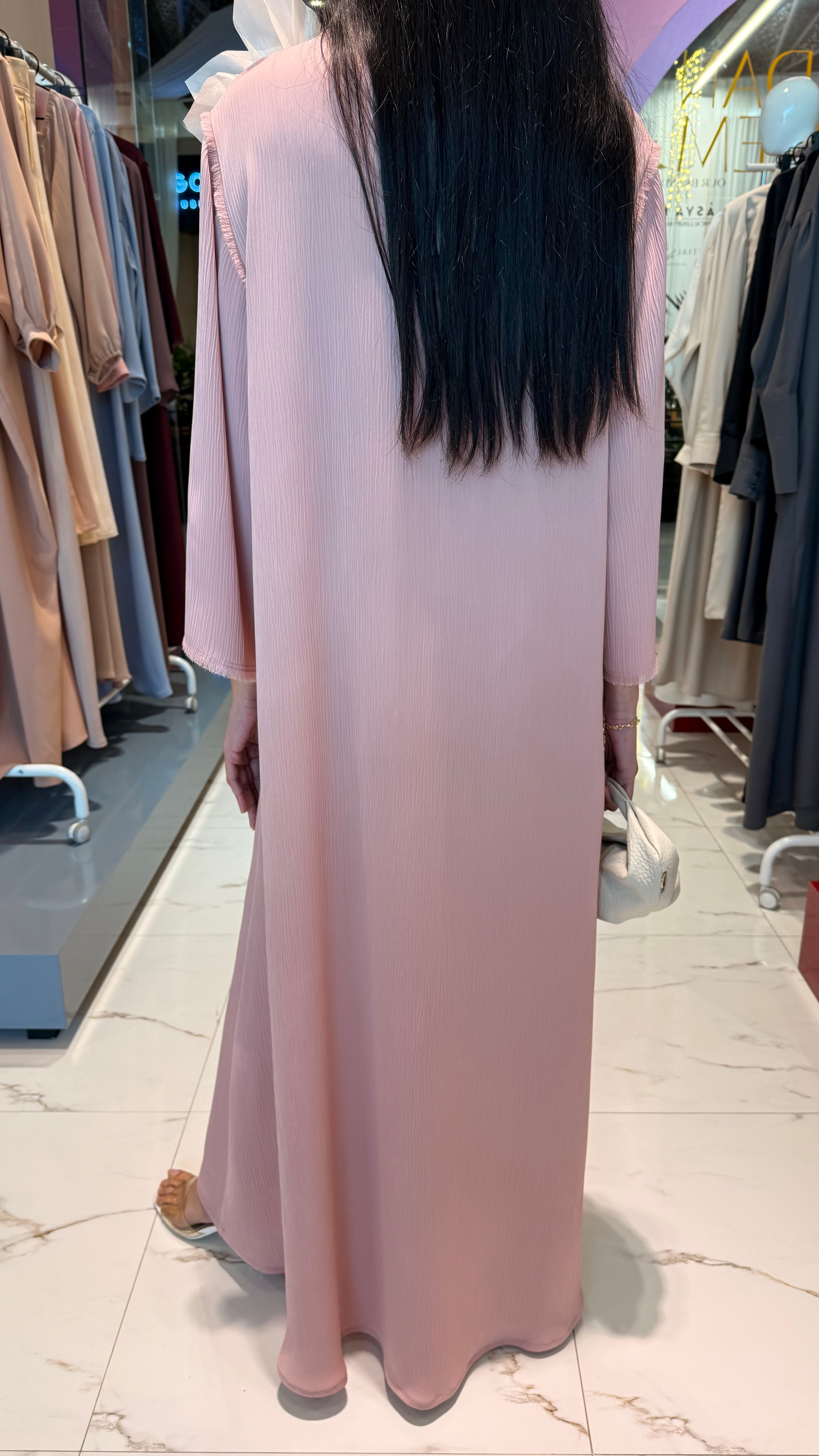 ROUND NECK A-LINE DRESS "KATYA”