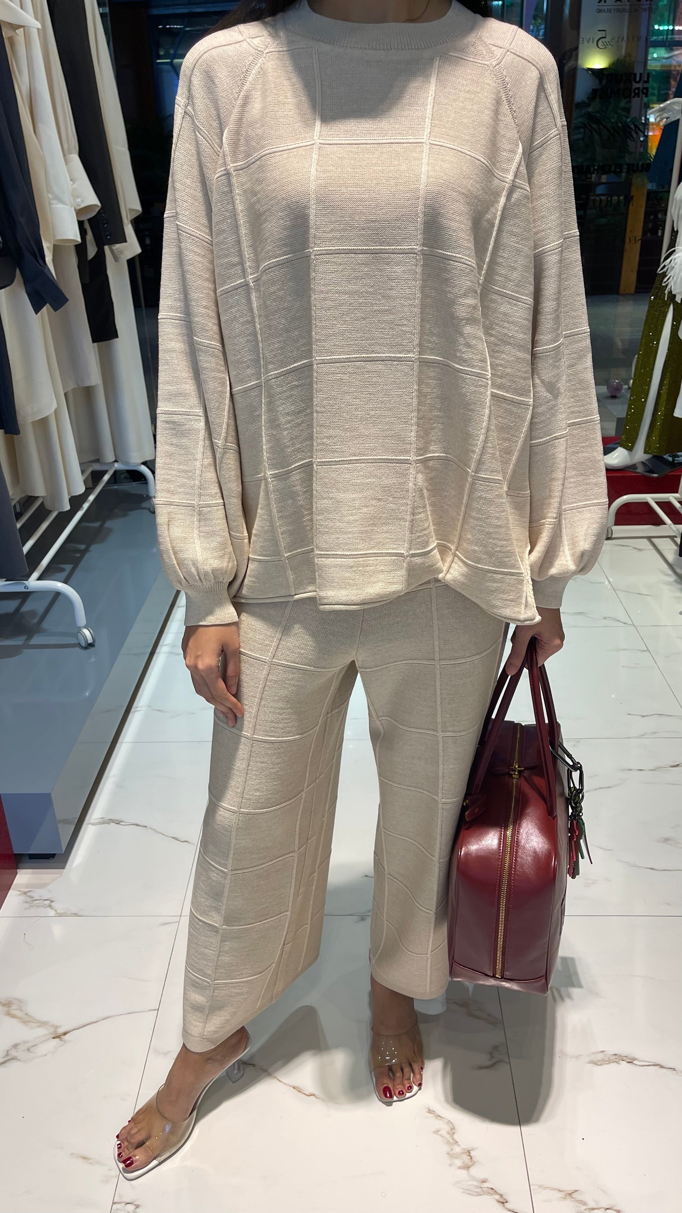 LOOSE FIT BRAULIO SET (SWEATER & TROUSERS)