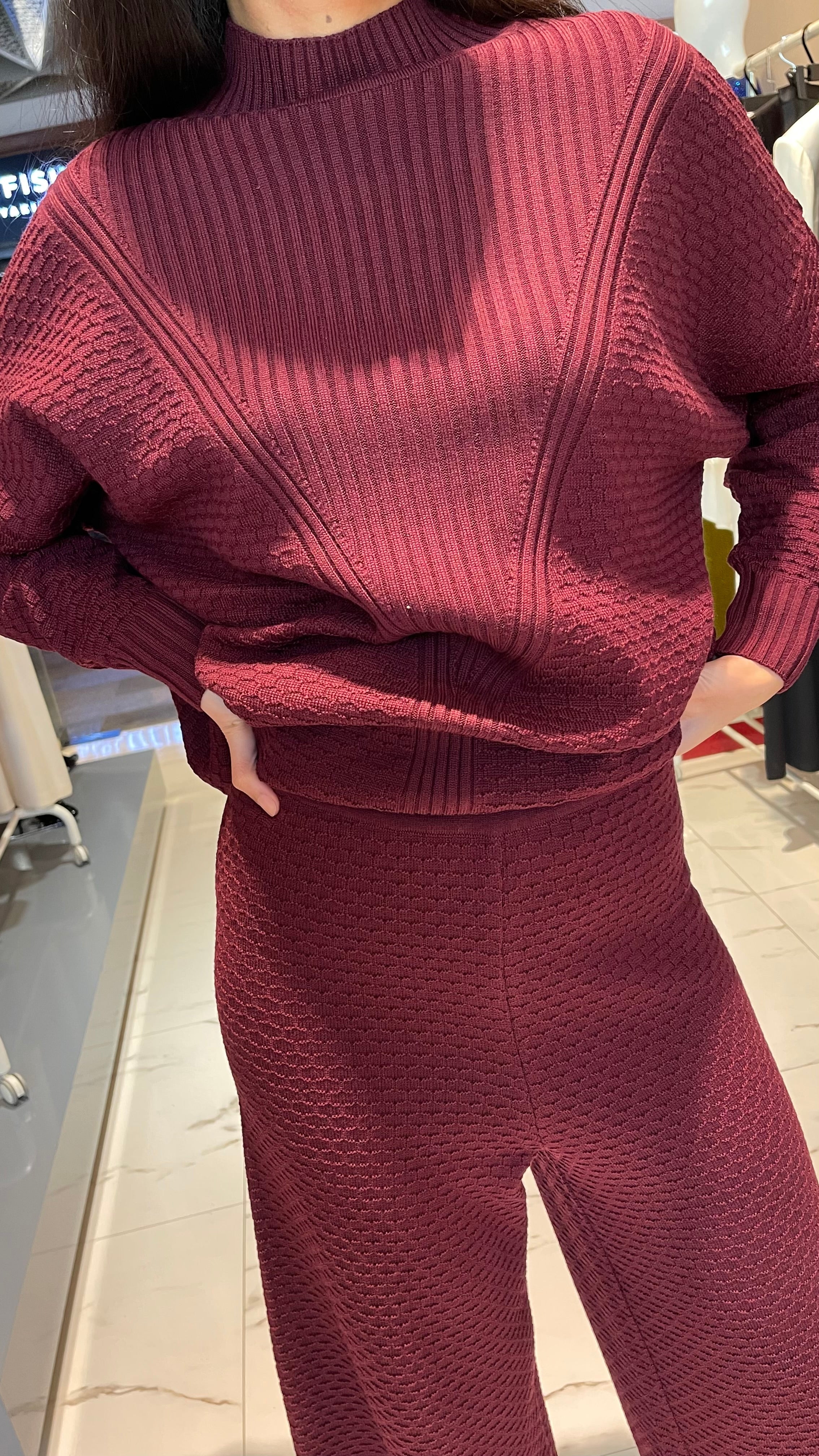 LOOSE FIT COSMO SET (SWEATER & TROUSERS)