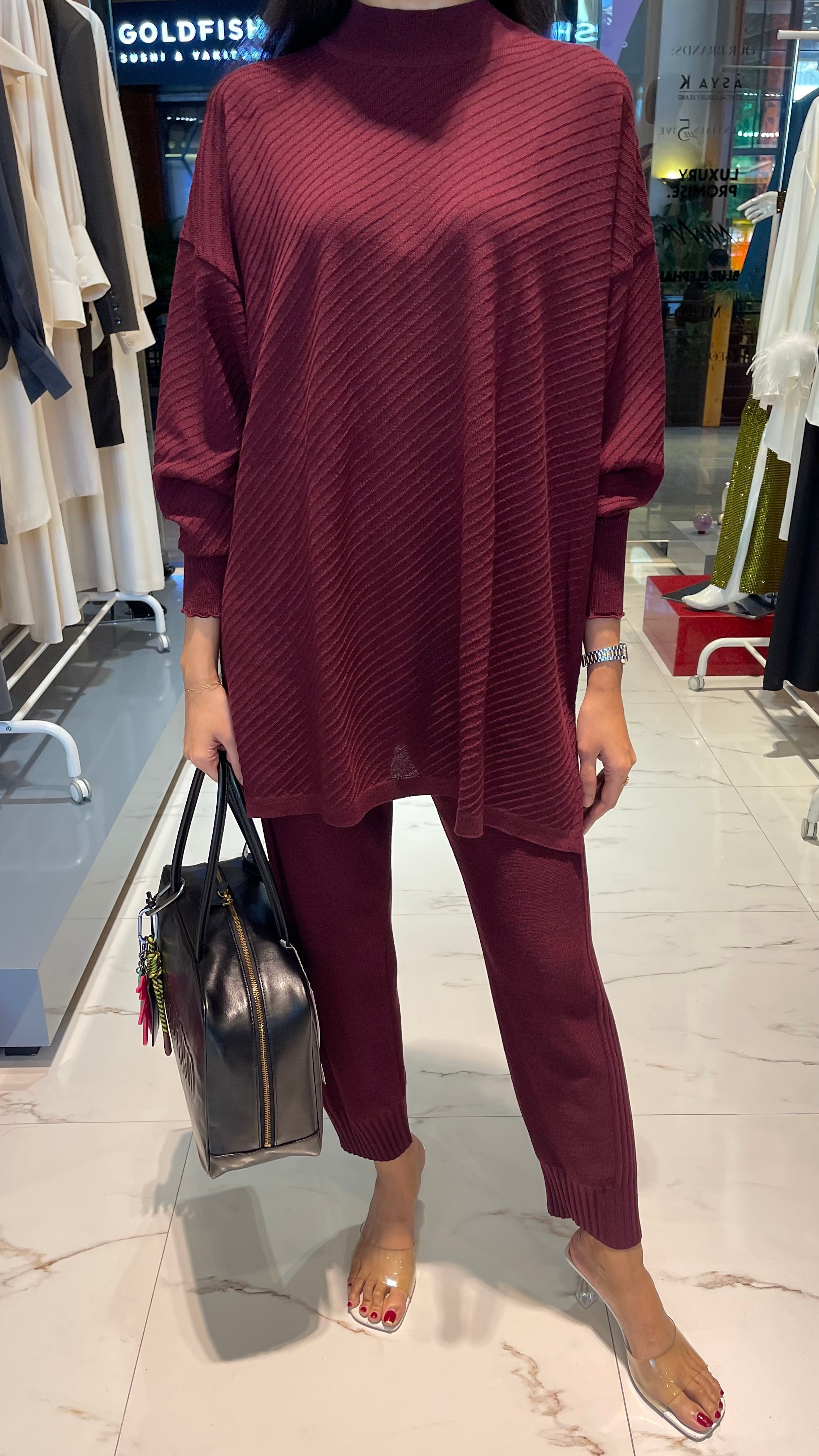 LOOSE FIT ALONDRA SET (SWEATER & TROUSERS)