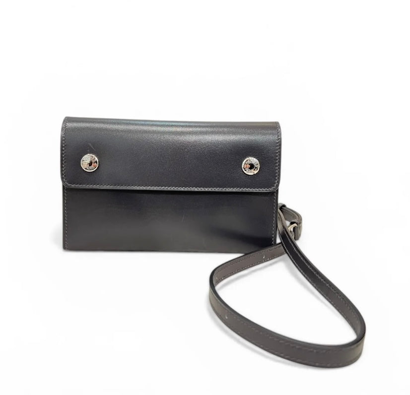 Hermes Snap Wallet in Box Leather