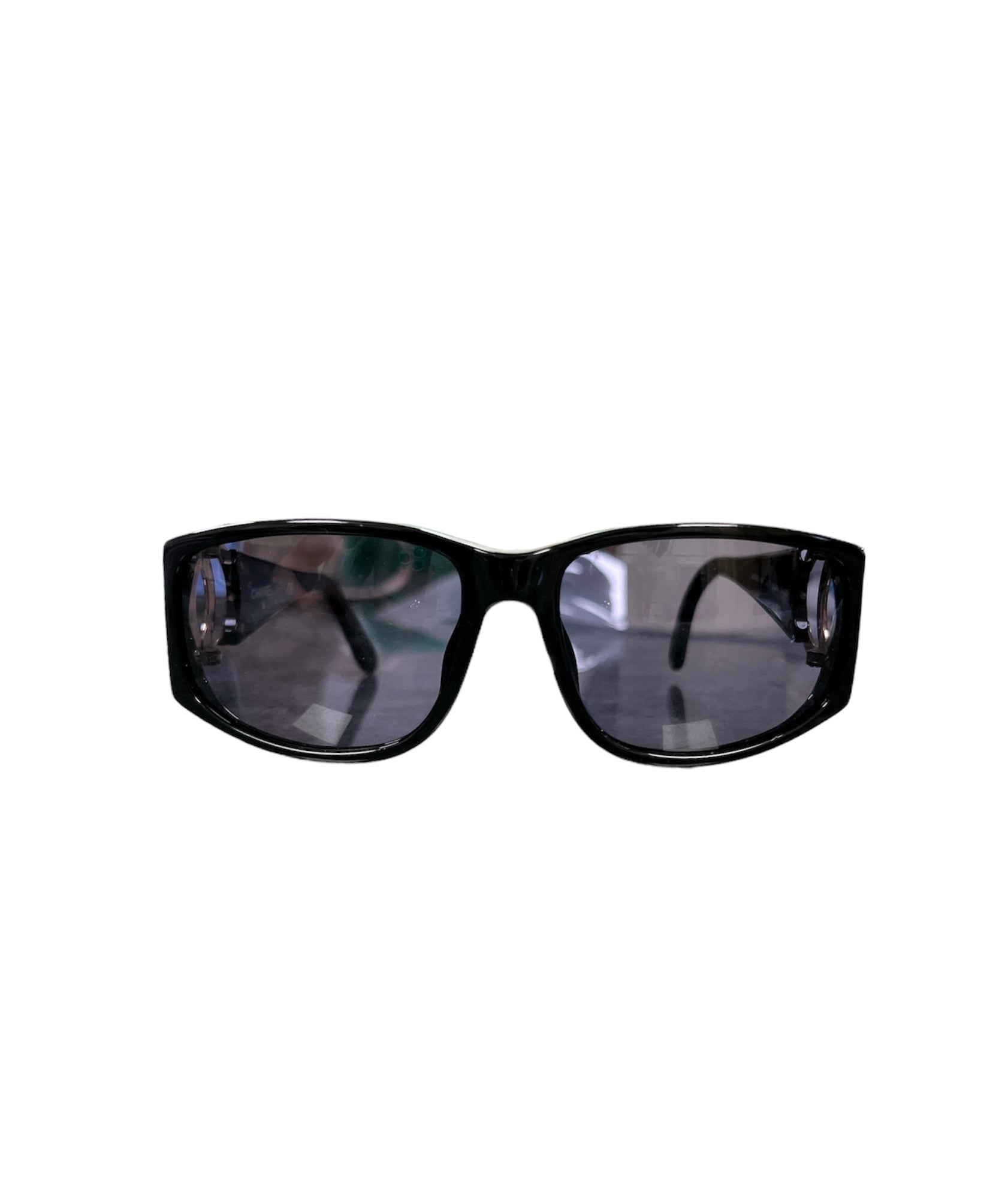 Chanel 90s Black Sunglasses CC - AJC0685