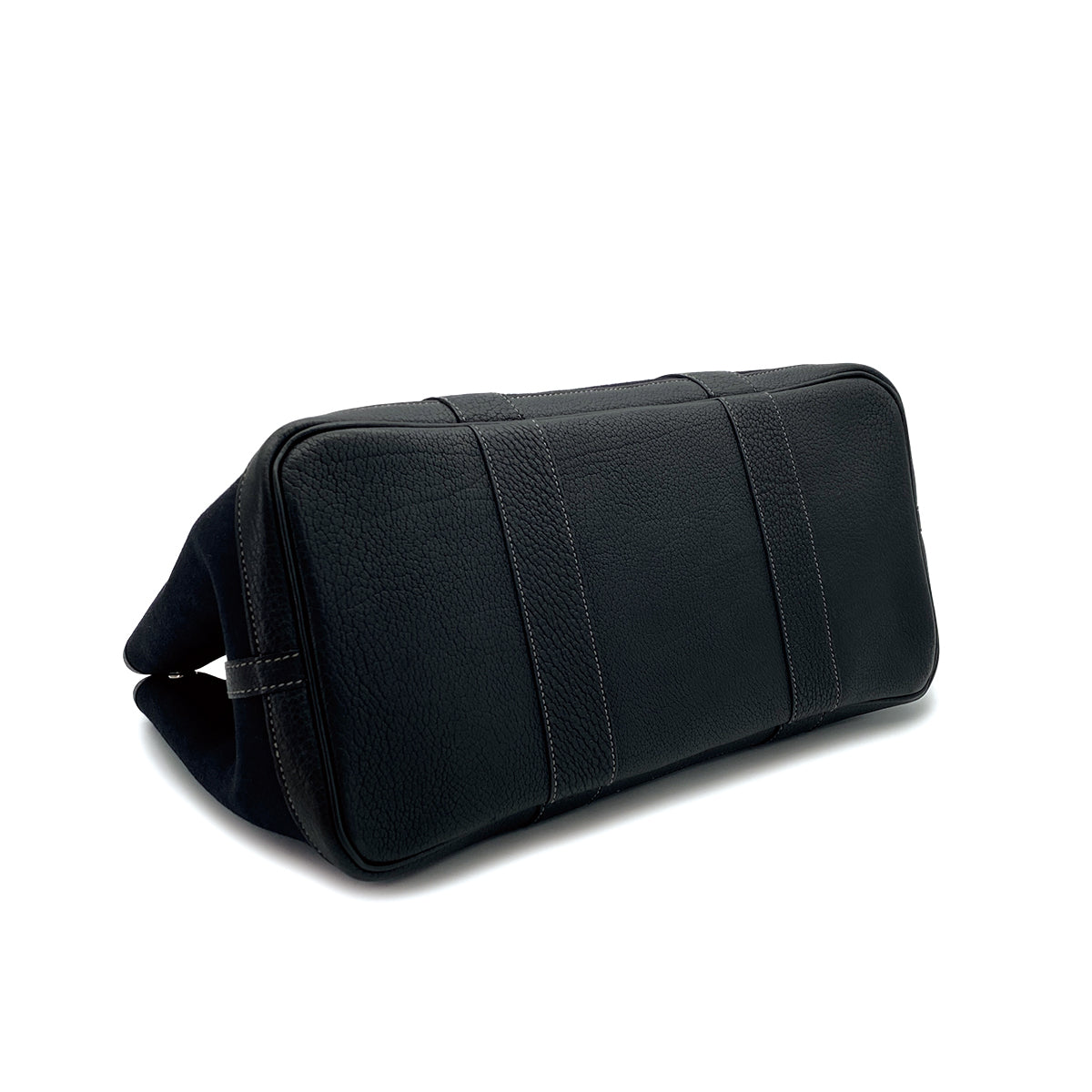 HERMES GARDEN PARTY PM BLACK TOILE OFFICIER NEGONDA HAND BAG 2005 SQUARE I 90310828 - PURPOSE