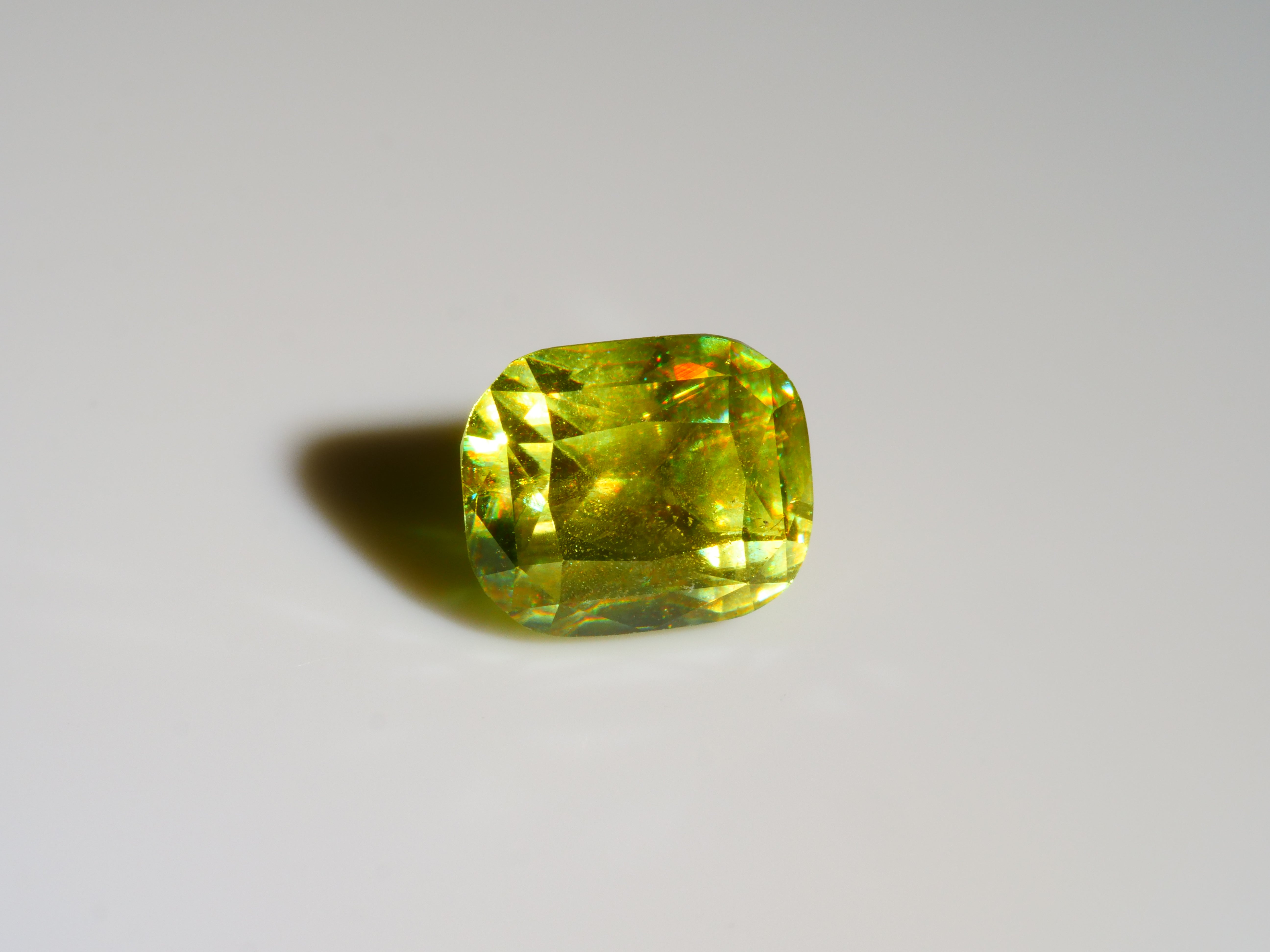 Ambilobe Sphene 2.43ct Cushion Fancy Cut