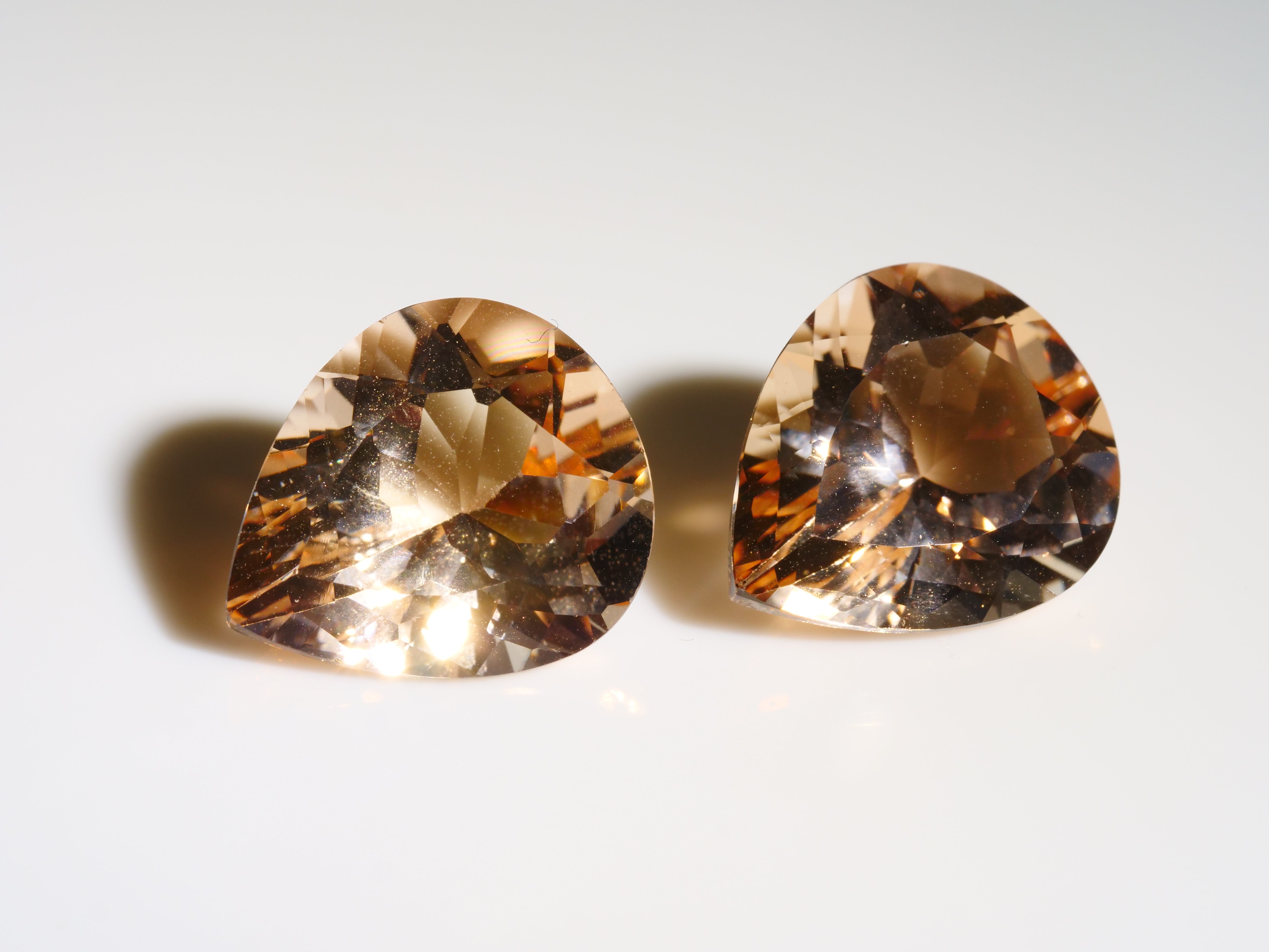 Galileia Morganite 9.35ct Pear Brilliant Cut