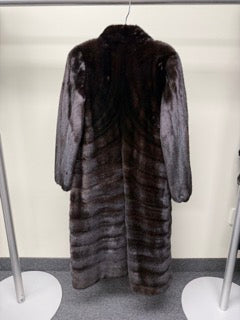 Natural Ranch Mink Coat With Hood - Ranch GM16041903434