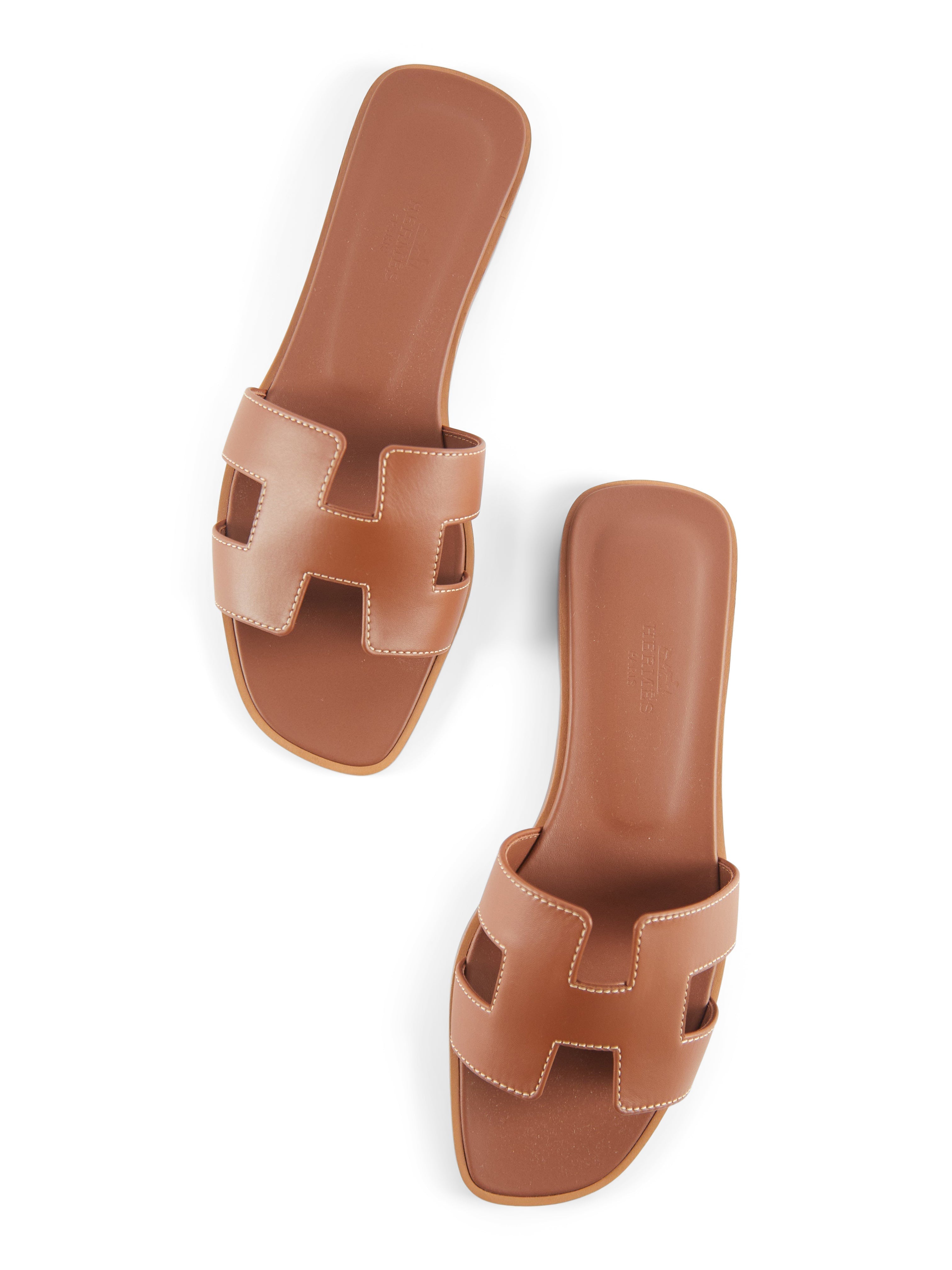 HERMÈS ORAN SANDAL Gold - Size 39.5