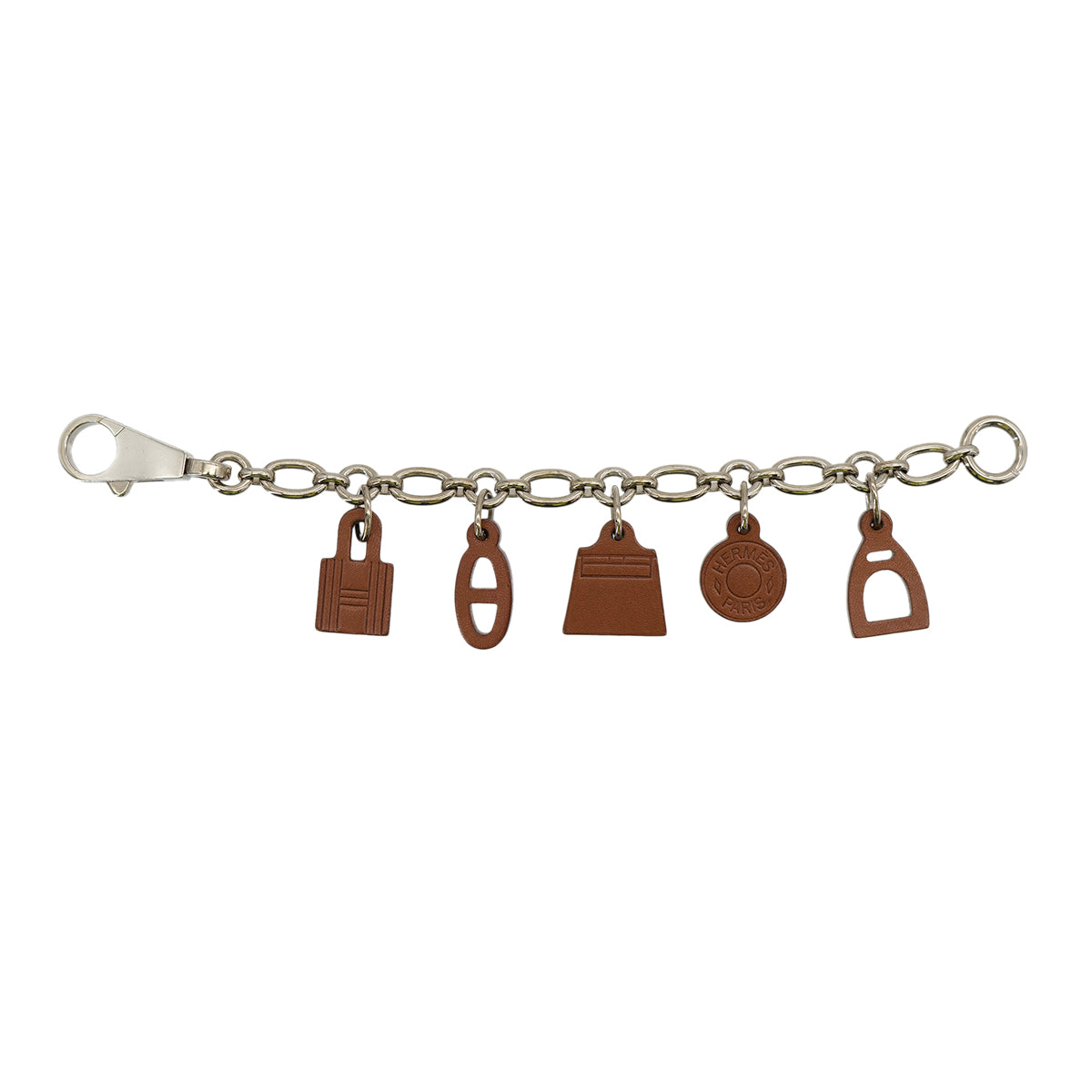 HERMES BAG CHARM AMULETTES5 FAUVE VEAU BARENIA 90313557