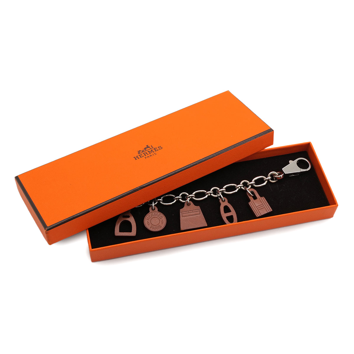 HERMES BAG CHARM AMULETTES5 FAUVE VEAU BARENIA 90323207