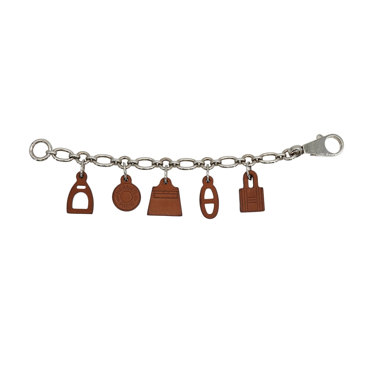 HERMES BAG CHARM AMULETTES5 FAUVE VEAU BARENIA 90326648