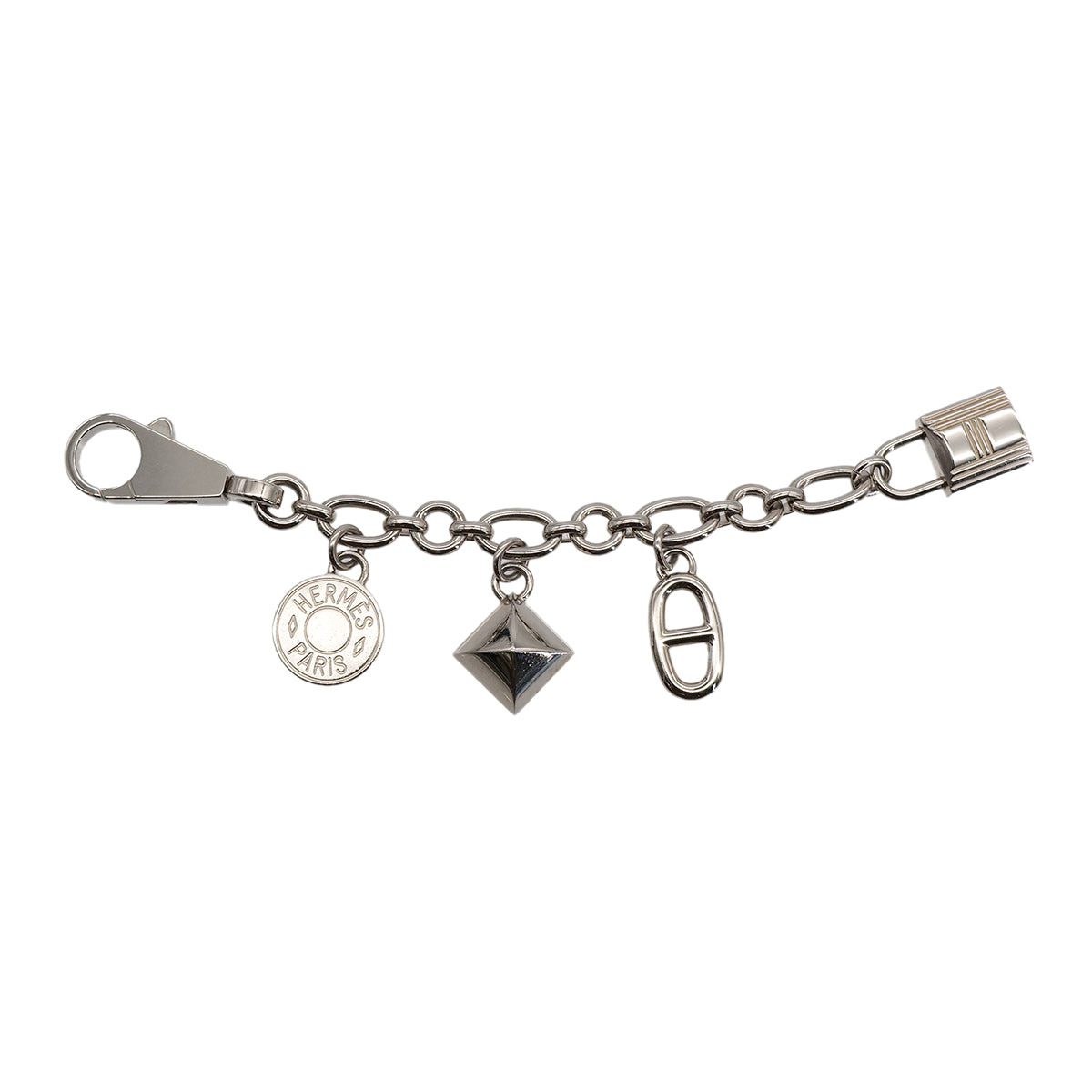 HERMES BAG CHARM OLGA AMULET 4 ACCESSORY SILVER 90313359