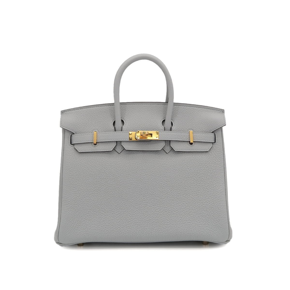 HERMES BIRKIN 25 BLUE GLACIER TOGO HAND BAG 2025 K STAMP GOLD HARDWARE 90325352