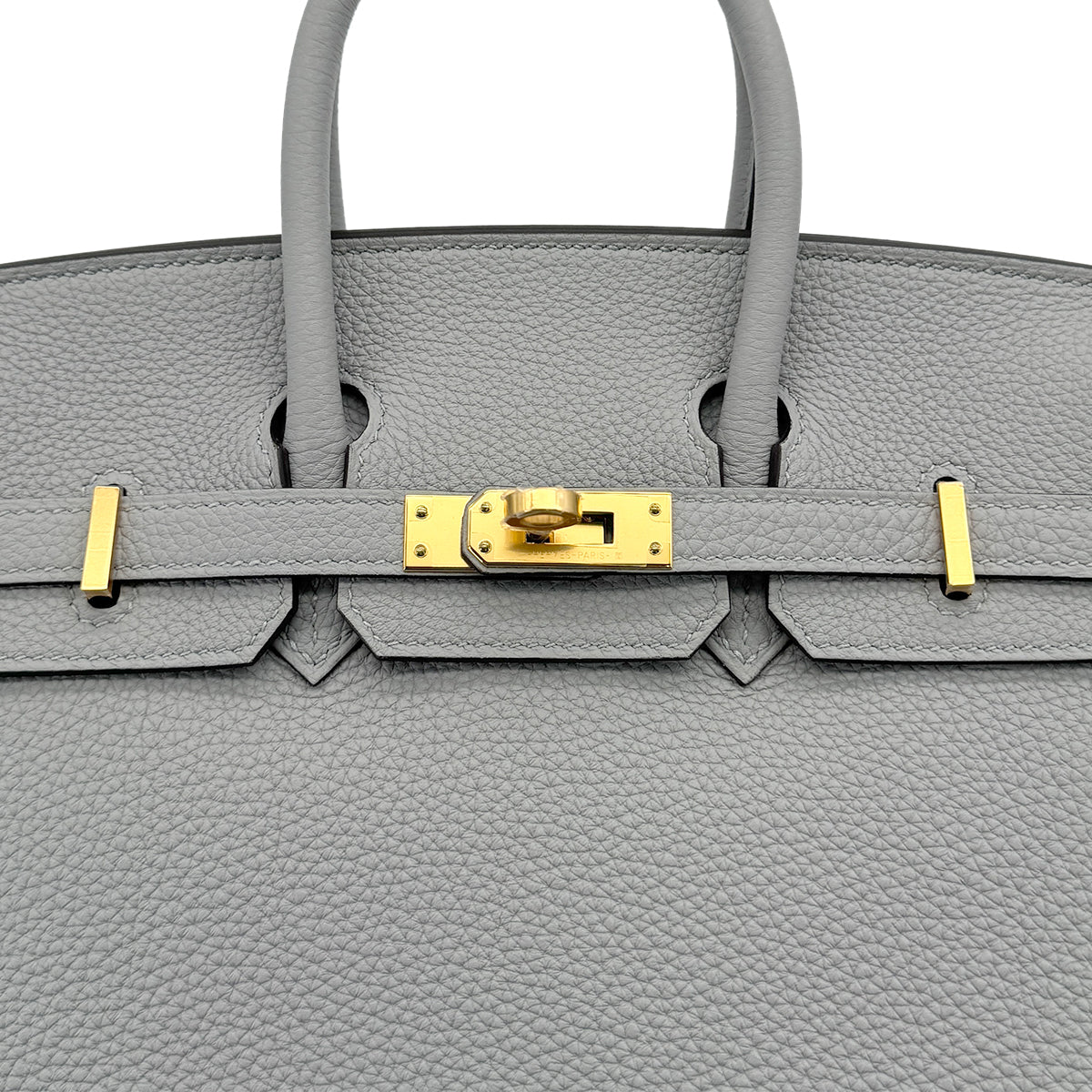 HERMES BIRKIN 25 BLUE GLACIER TOGO HAND BAG 2025 K STAMP GOLD HARDWARE 90325352