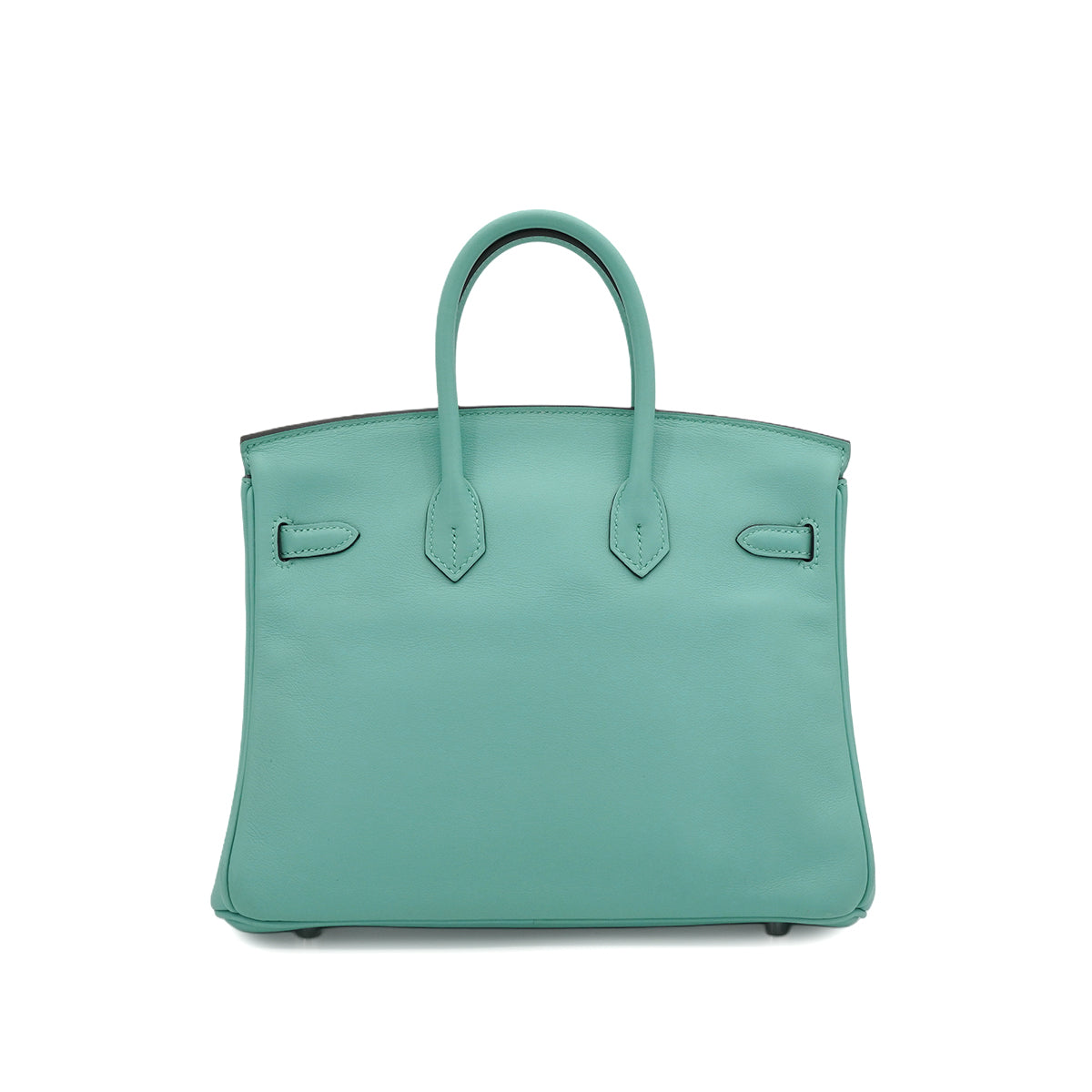 HERMES BIRKIN 25 BLUE ATOLL VEAU SWIFT HAND BAG 2015 T STAMP PALLADIUM HARDWARE 90343018