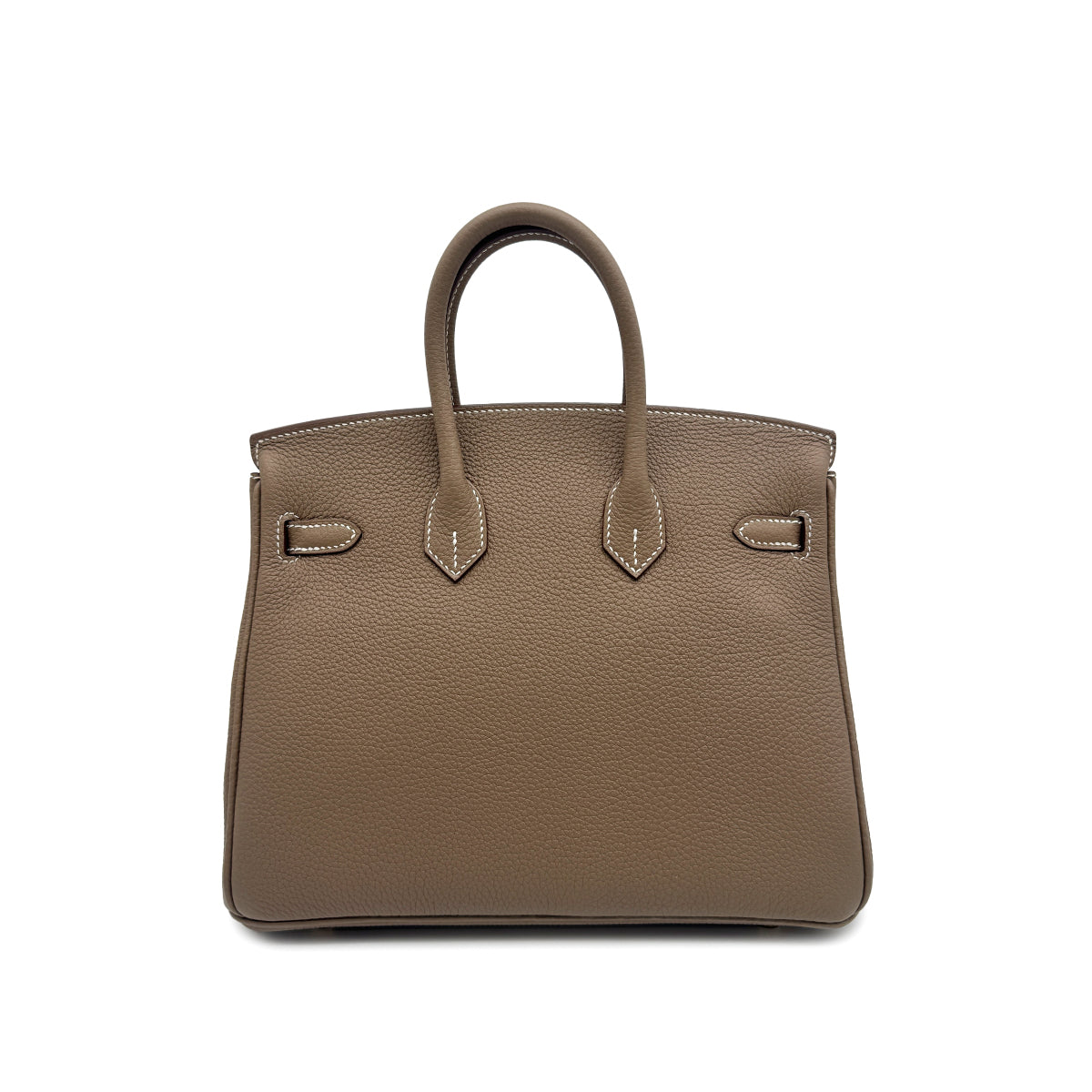 HERMES BIRKIN 25 ETOUPE TOGO HAND BAG 2026 G STAMP GOLD HARDWARE 90327183
