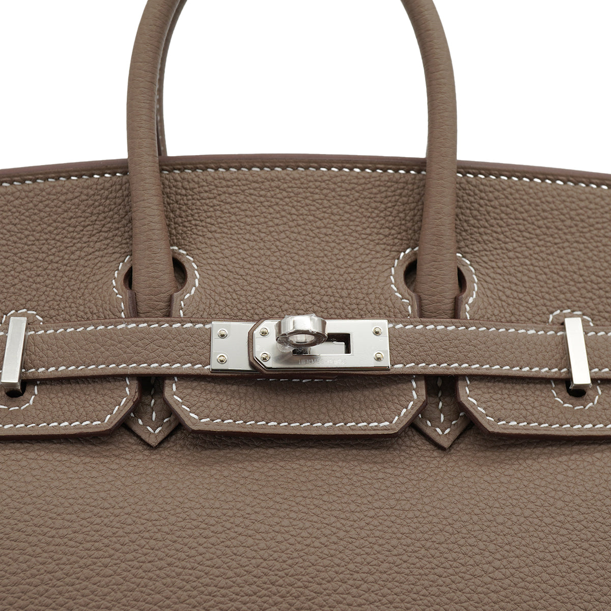 HERMES BIRKIN 25 ETOUPE TOGO HAND BAG 2026 G STAMP PALLADIUM HARDWARE 90327142
