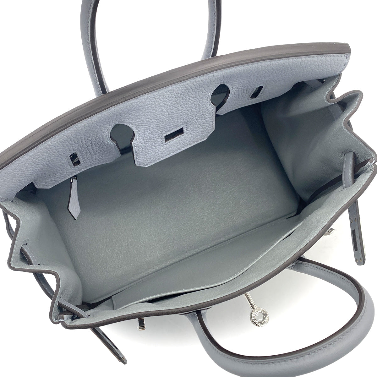 HERMES BIRKIN 25 GRIS PANTIN TOGO HAND BAG 2025 K STAMP PALLADIUM HARDWARE 90323482