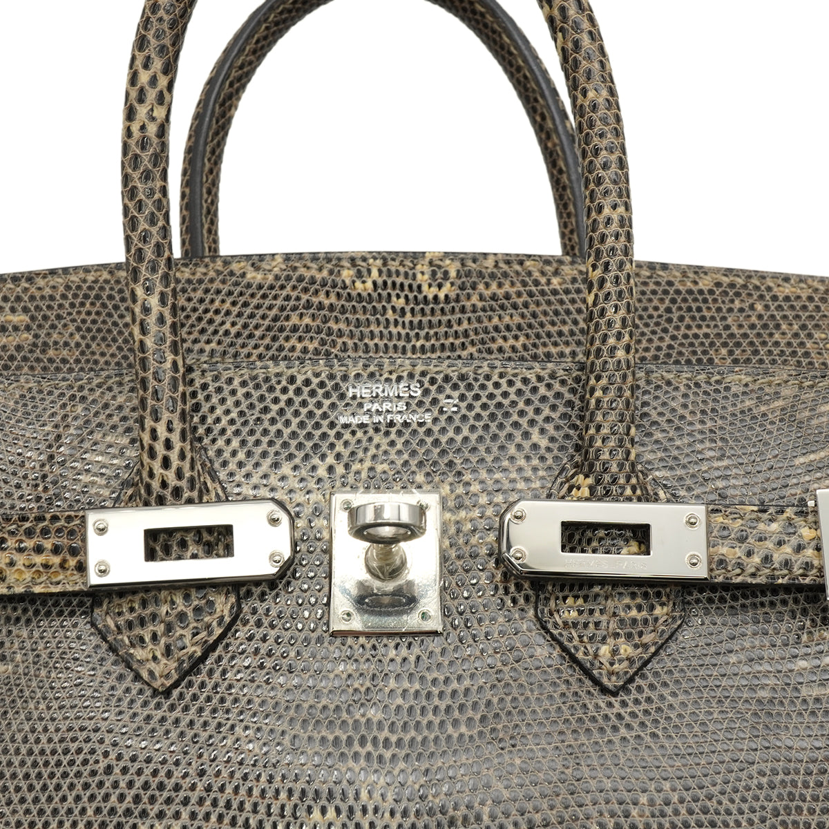 HERMES BIRKIN 25 OMBRE LIZARD NATURA 2010 SQUARE N PALLADIUM HARDWARE 90346644