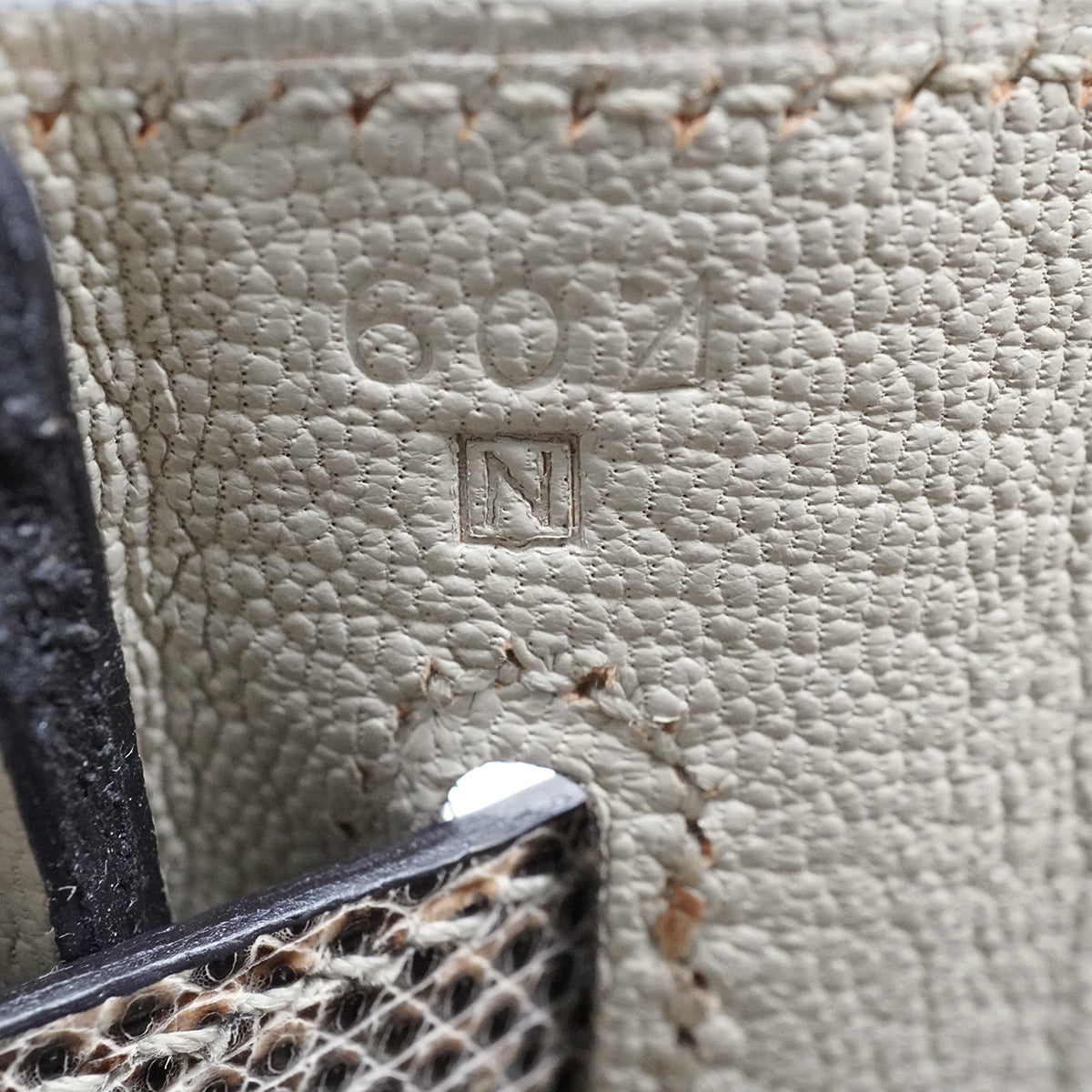 HERMES BIRKIN 25 OMBRE LIZARD NATURA 2010 SQUARE N PALLADIUM HARDWARE 90346644