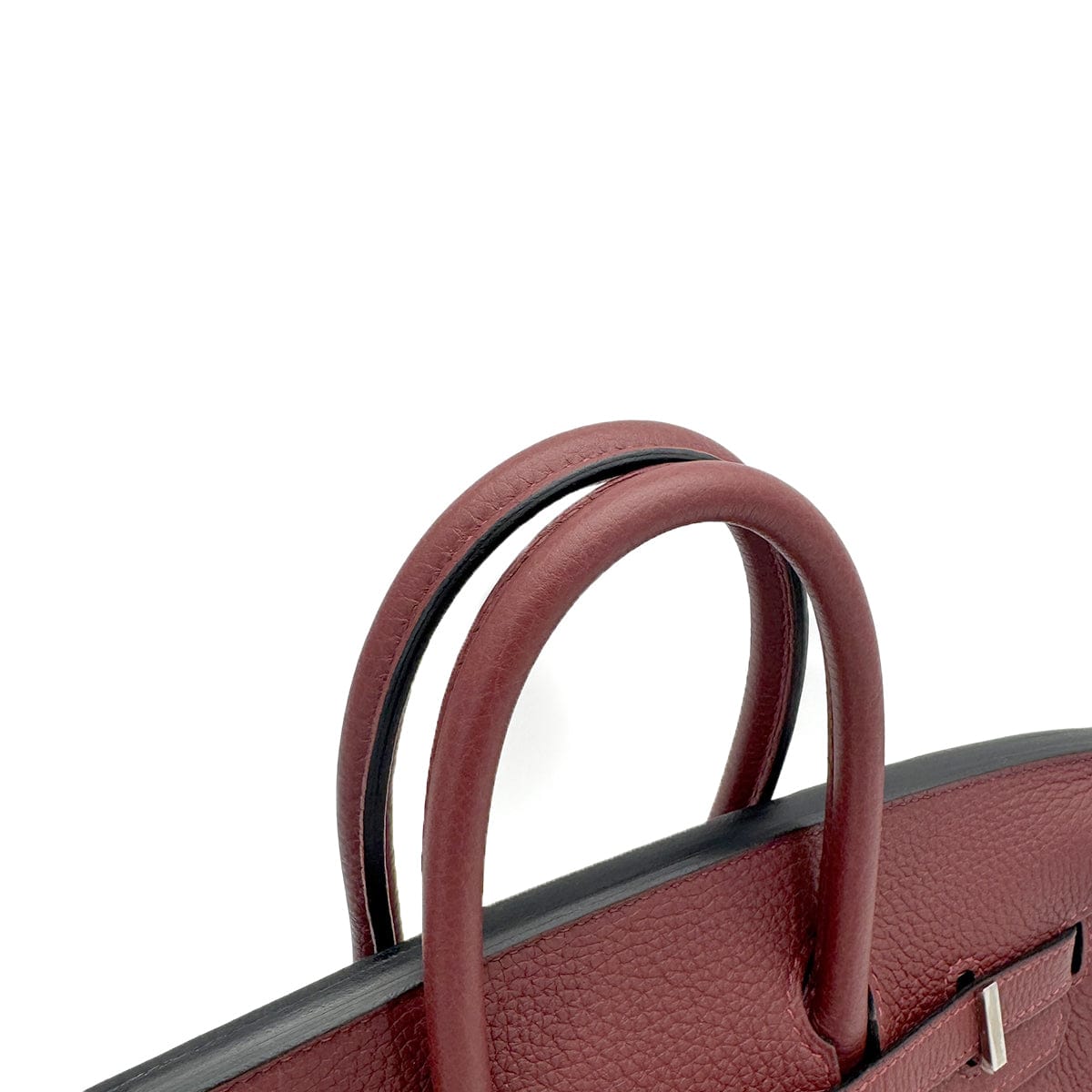 HERMES BIRKIN 25 ROUGE H TOGO HAND BAG 2024 W STAMP PALLADIUM HARDWARE 90321144