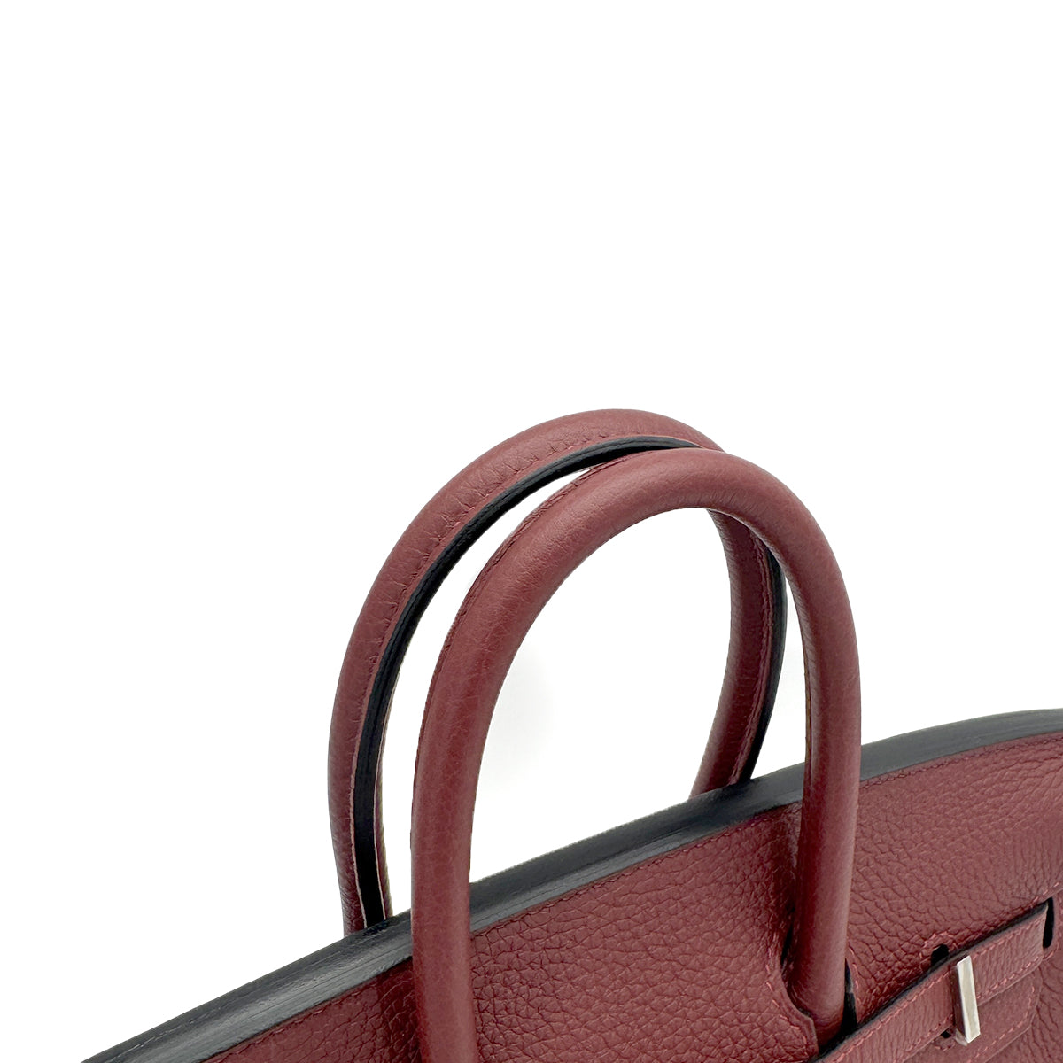 HERMES BIRKIN 25 ROUGE H TOGO HAND BAG 2024 W STAMP PALLADIUM HARDWARE 90321144