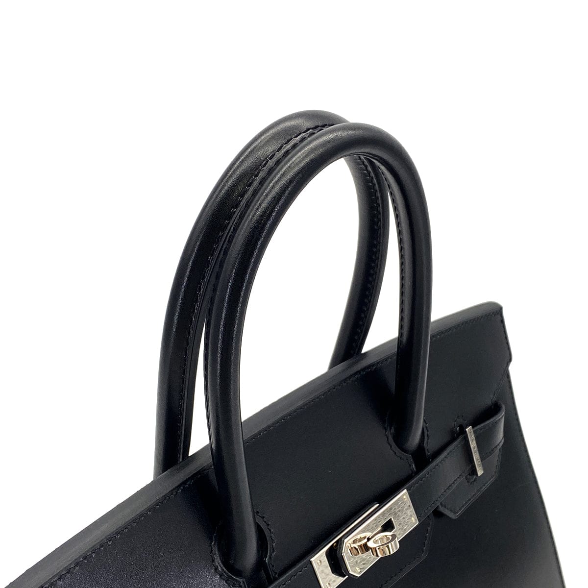 HERMES BIRKIN 30 SELLIER BLACK BOXCALF HAND BAG 2024 W STAMP PALLADIUM HARDWARE 90324129