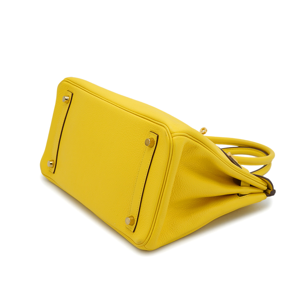 HERMES BIRKIN 30 JAUNE DE NAPLES TAURILLON NOVILLO HAND BAG 2019 D STAMP GOLD HARDWARE 90331366