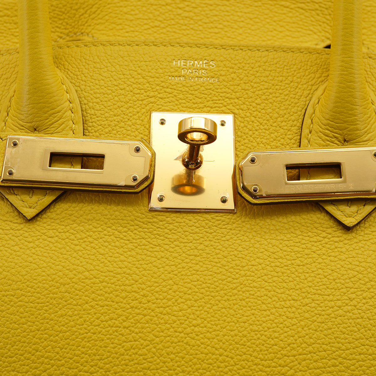 HERMES BIRKIN 30 JAUNE DE NAPLES TAURILLON NOVILLO HAND BAG 2019 D STAMP GOLD HARDWARE 90331366