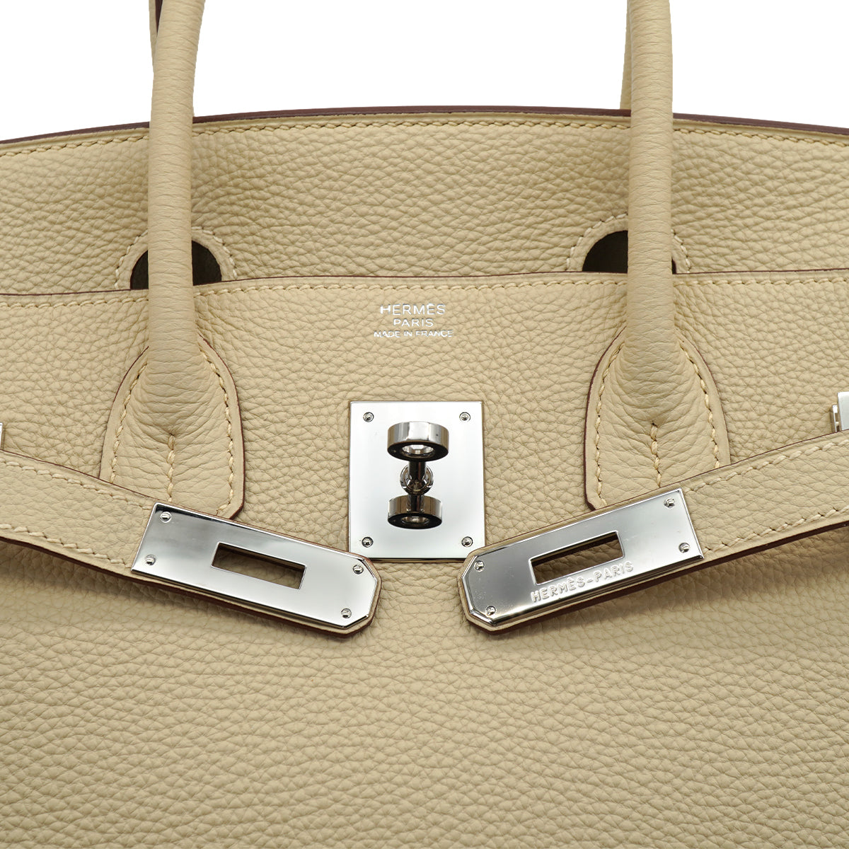 HERMES BIRKIN 30 PARCHEMIN TOGO HAND BAG 2008 SQUARE L PALLADIUM HARDWARE 90334261