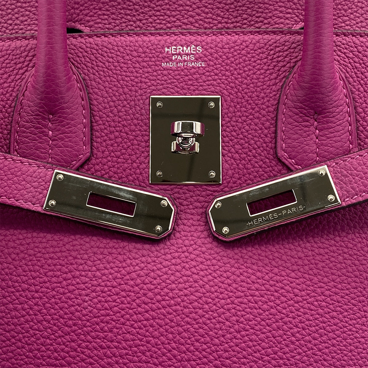 HERMES BIRKIN 30 ROSE PURPLE TOGO HAND BAG 2017 A STAMP PALLADIUM HARDWARE 90325630