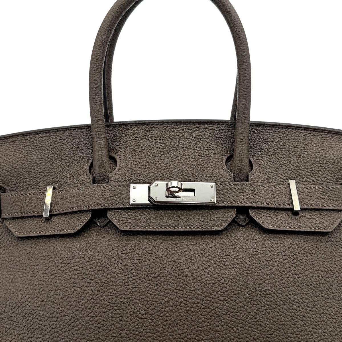 HERMES BIRKIN 30 TAUPE TOGO HAND BAG 2015 T STAMP PALLADIUM HARDWARE 90320995