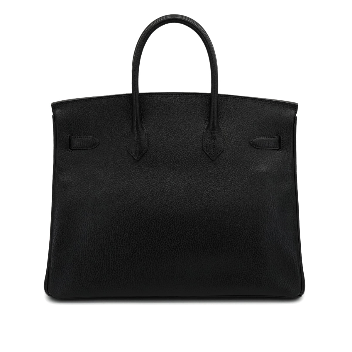 HERMES BIRKIN 35 BLACK ARDENNES HAND BAG 1995 CIRCLE Y GOLD HARDWARE 90339642