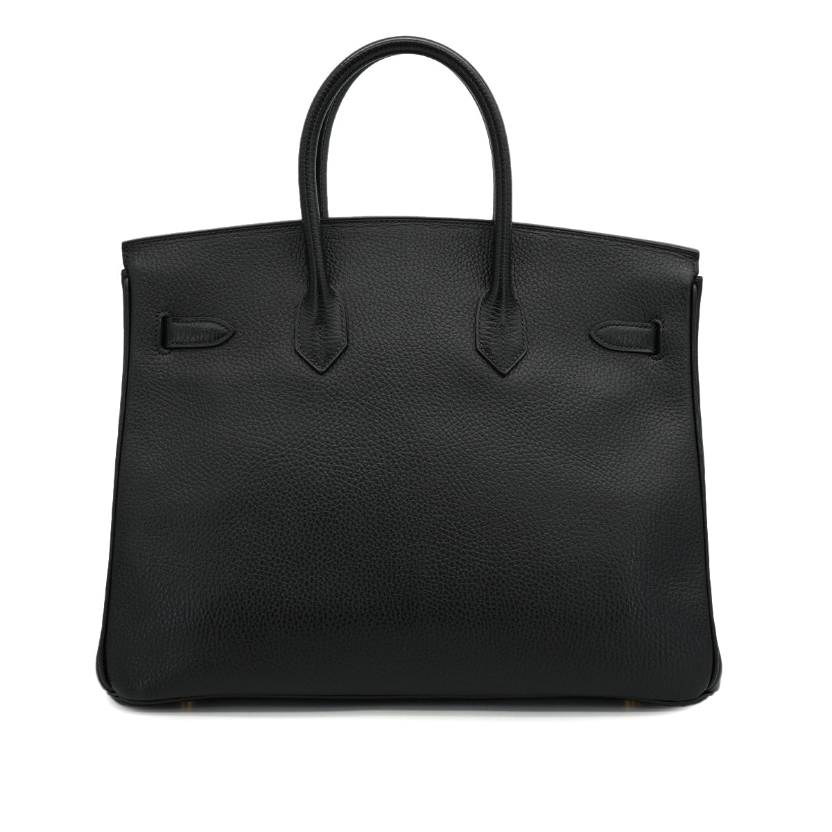 HERMES BIRKIN 35 BLACK ARDENNES HAND BAG 2000 SQUARE D GOLD HARDWARE 90334135